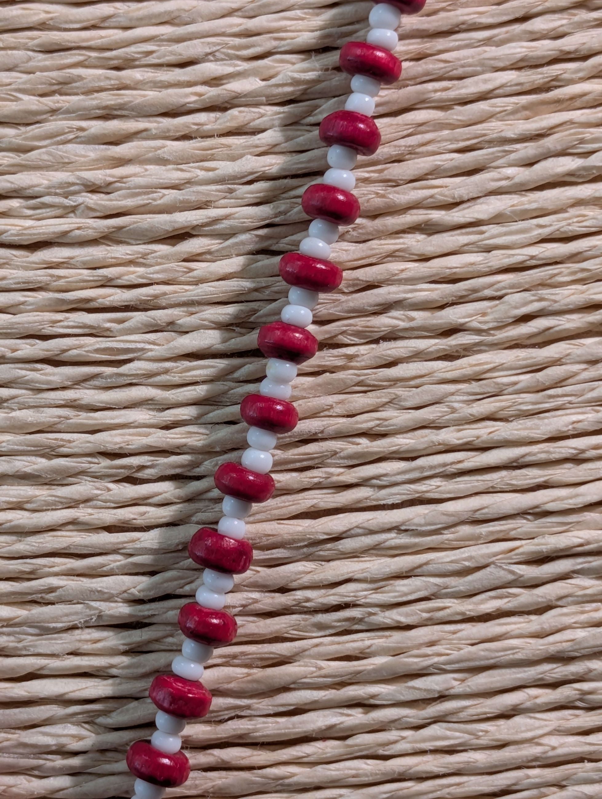COLLANA PARTENOPE LUNGA ORO/ROSSO - NALI'