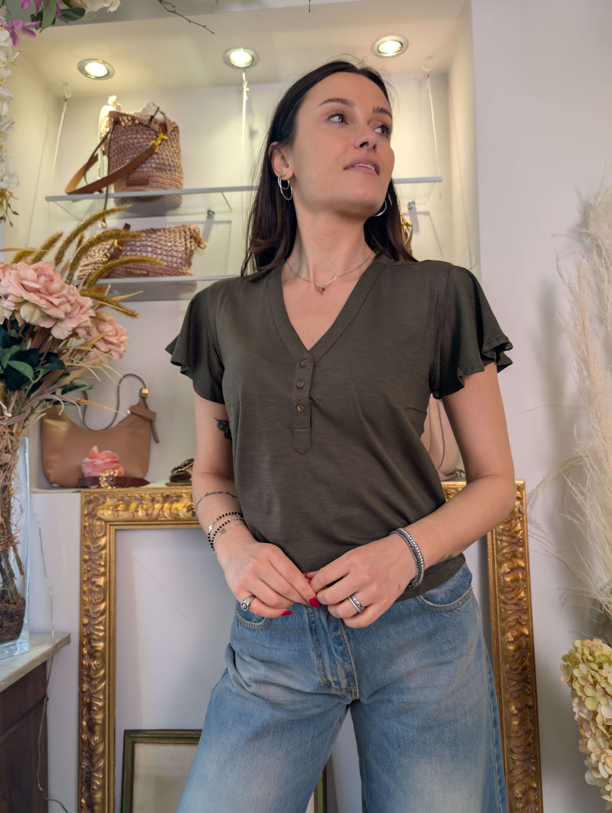 Serafino in cotone fiammato - MARKUP DONNA