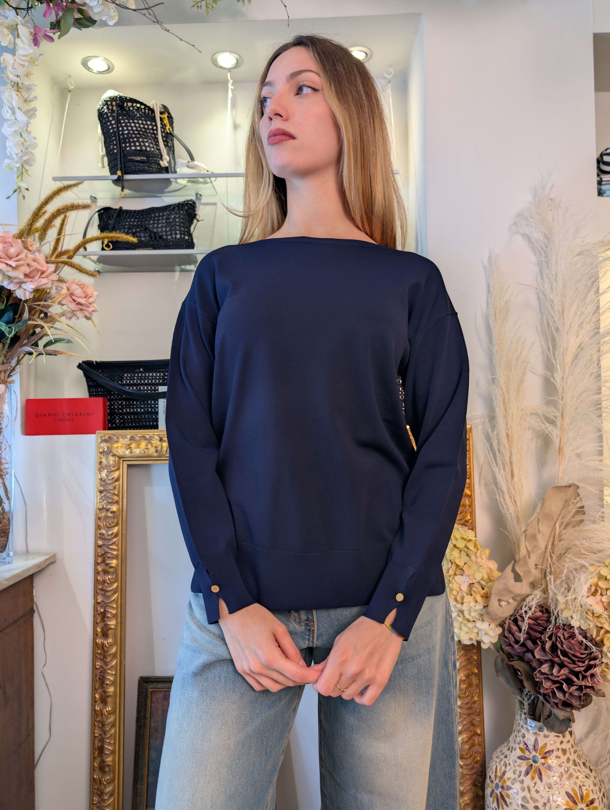 Maglia Girocollo Relaxed Fit – She_Florence_Lab - SHE_FLORENCE_LAB