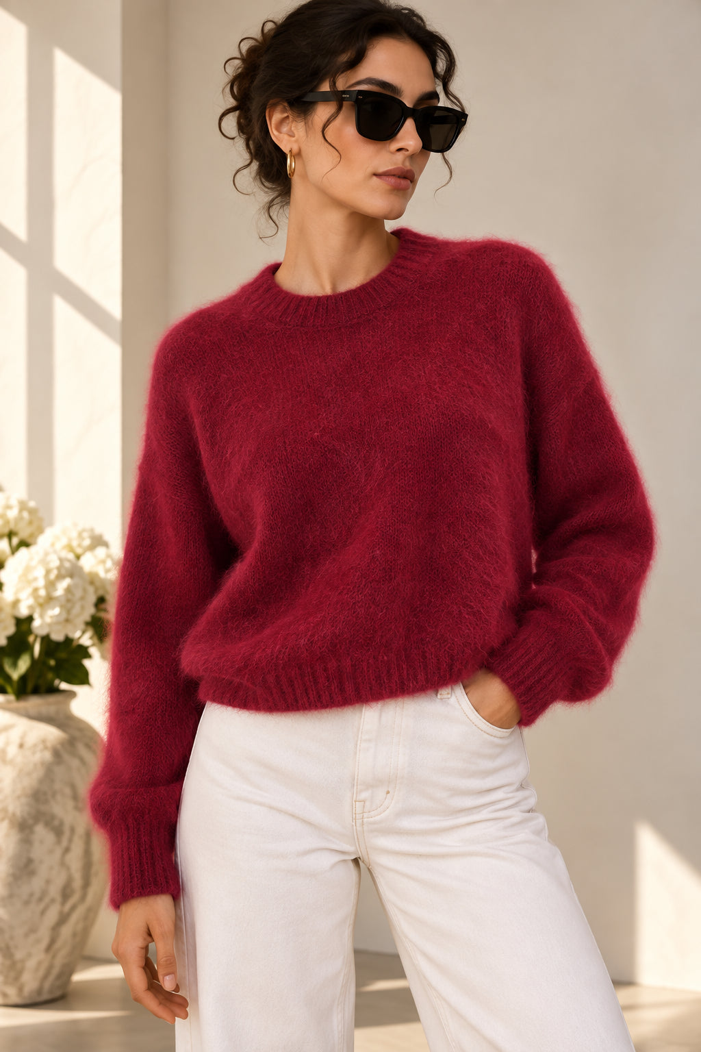Maglia Fluffy in Mohair Finezza 7 - TENSIONE IN