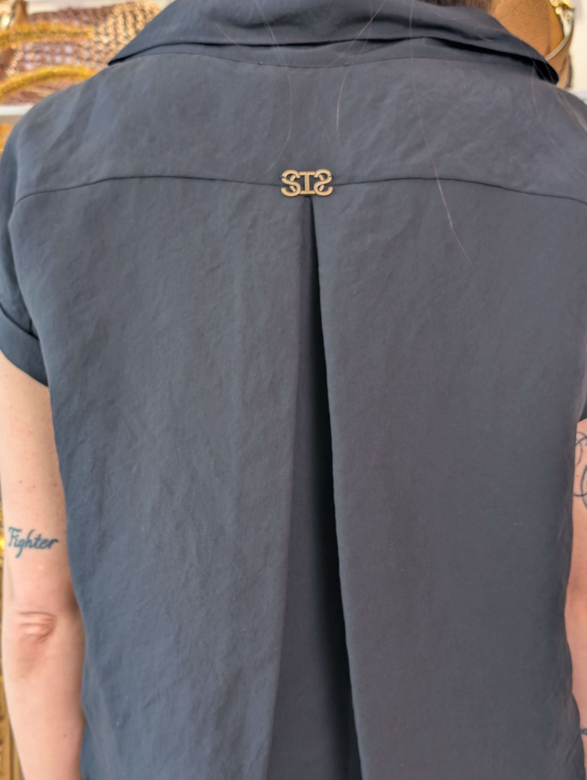 Blusa in tessuto mano pesca Le Sarte del Sole - LE SARTE DEL SOLE