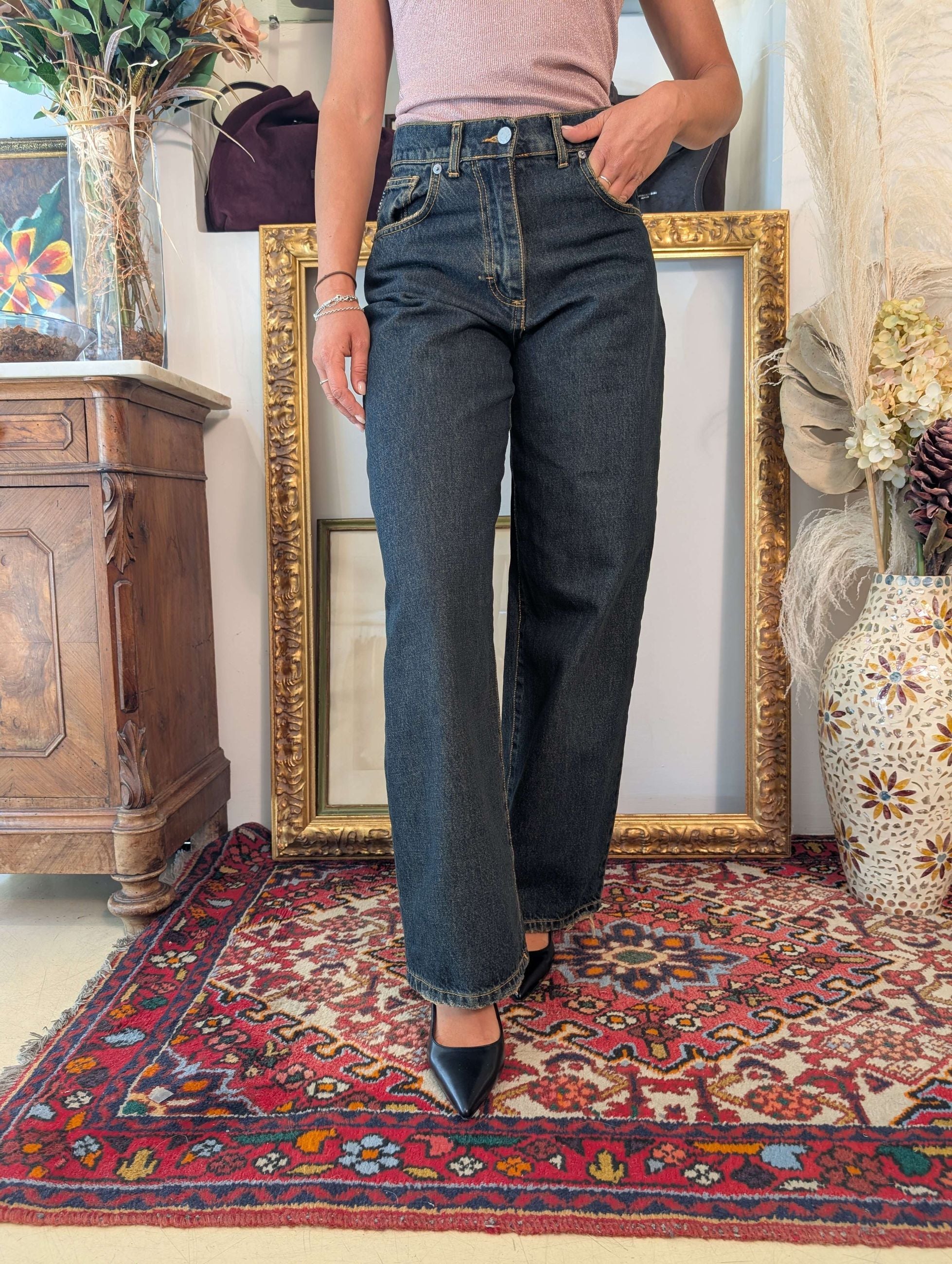 Jeans BELLA trattamento brown dirty - HAVE ONE