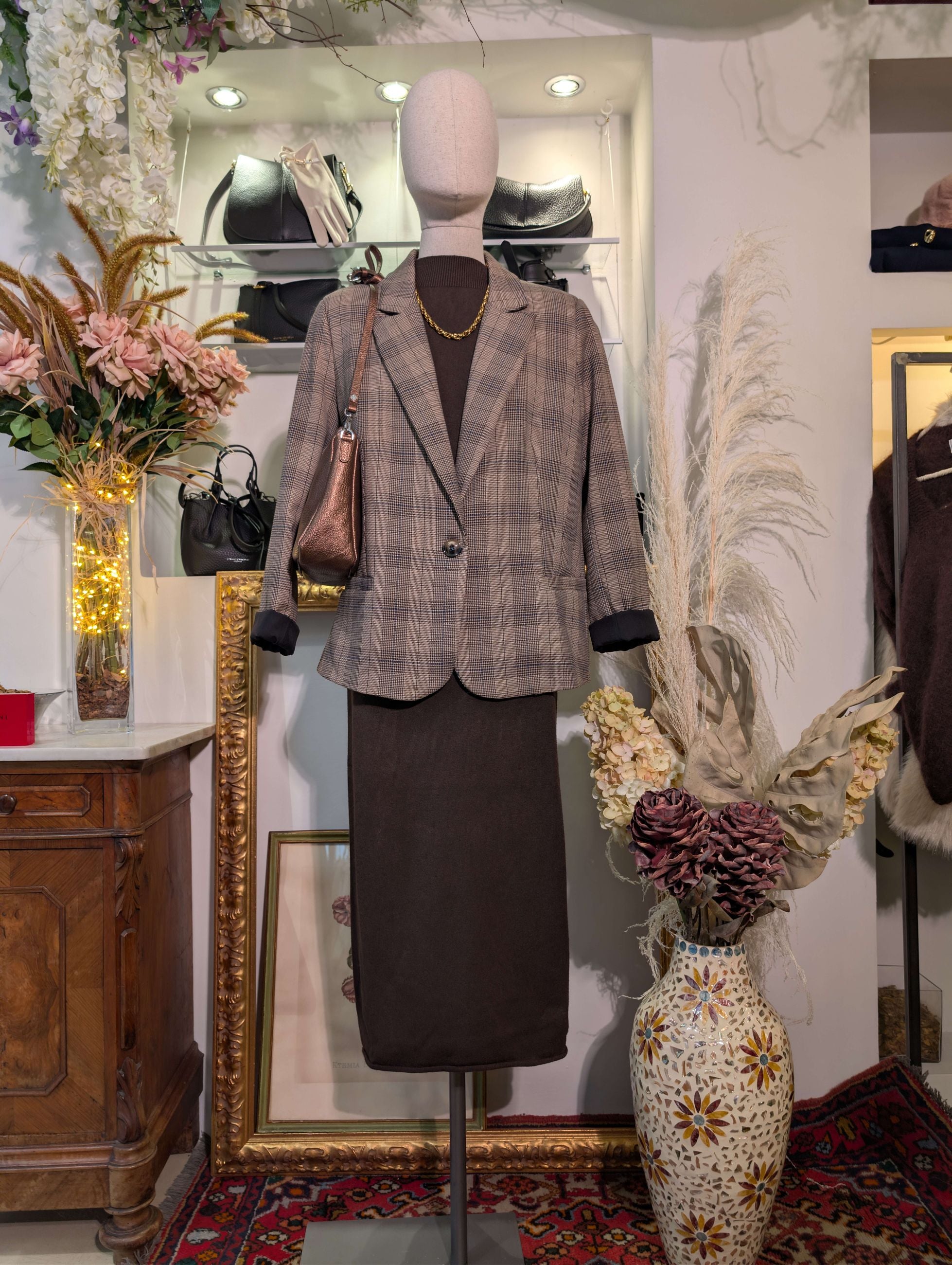 Giacca check oversize - HAVE ONE