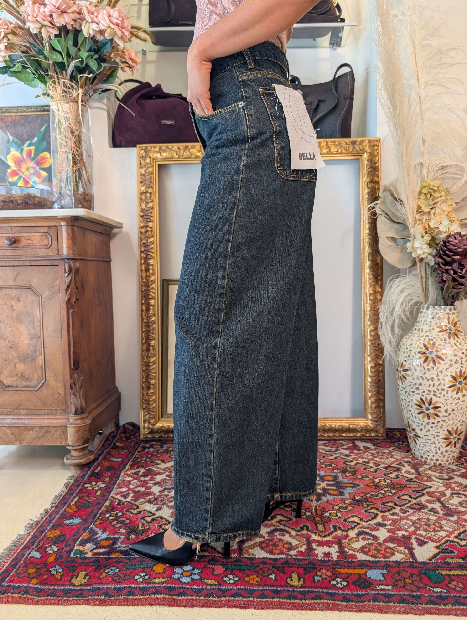 Jeans BELLA trattamento brown dirty - HAVE ONE