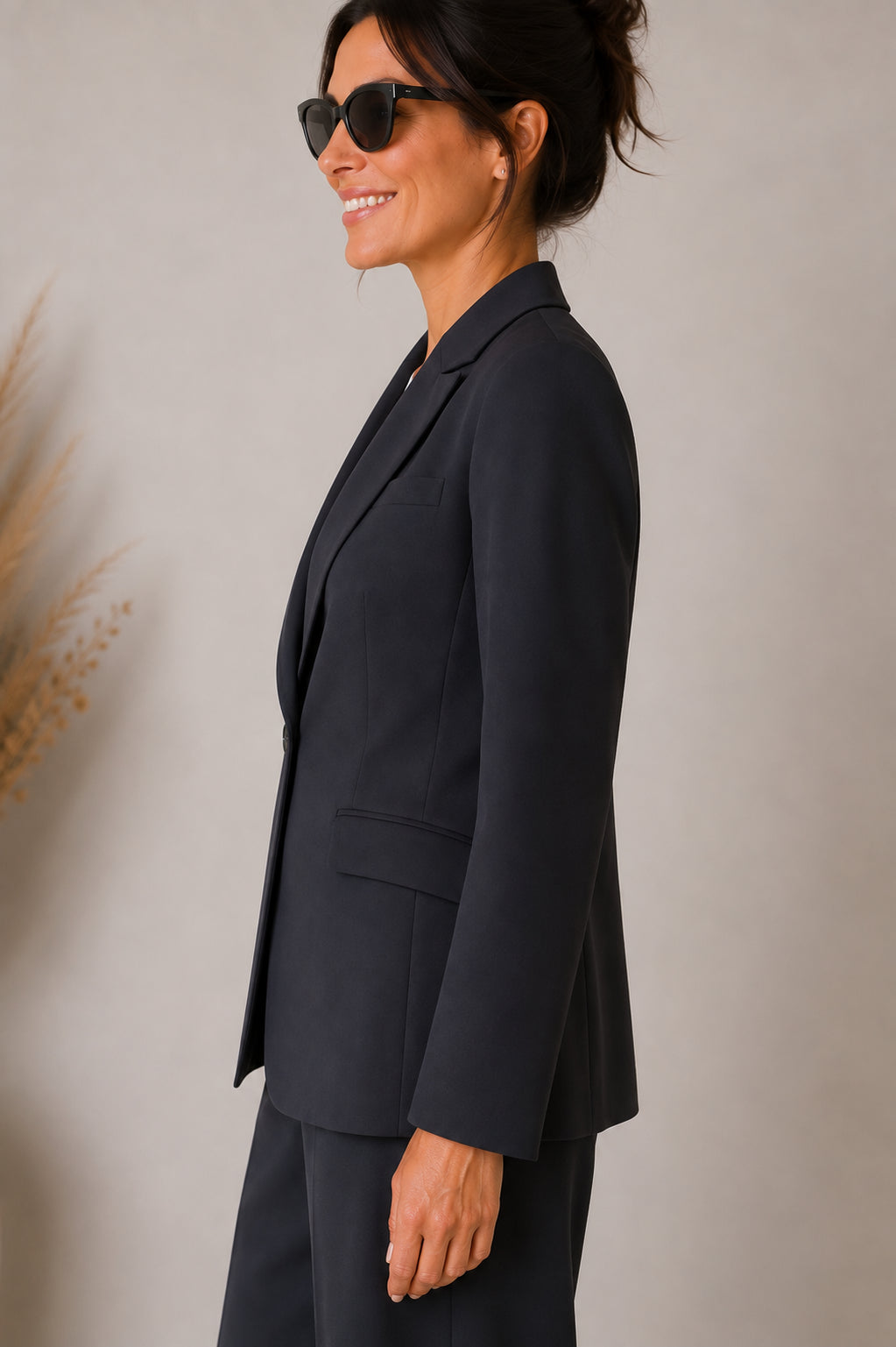 Blazer in cadì fluido - Sandro Ferrone