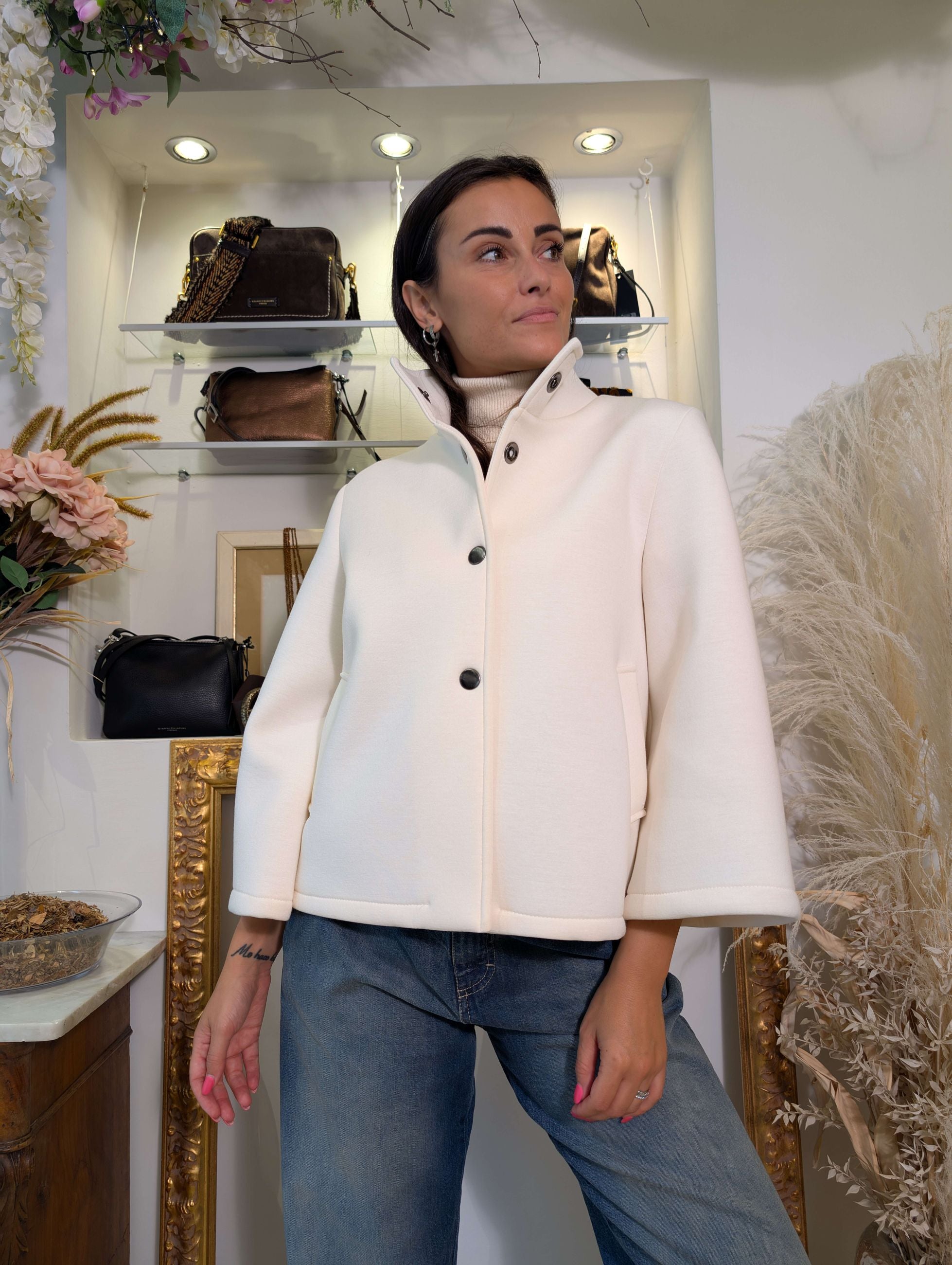 Cappa in neoprene (jersey double) – SHE_FLORENCE_LAB - SHE_FLORENCE_LAB