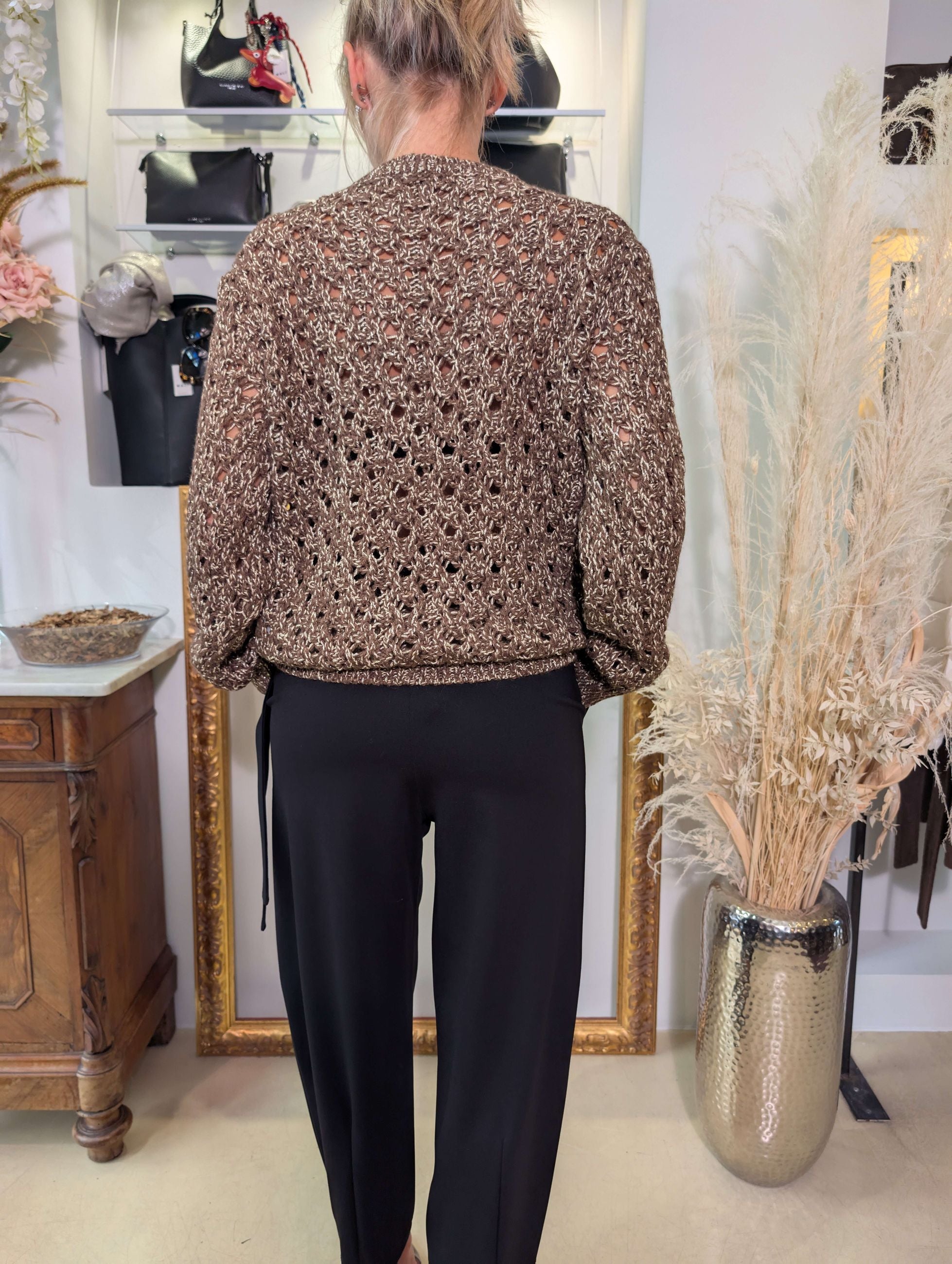 Maglione con dettagli lurex - ANNARITA N