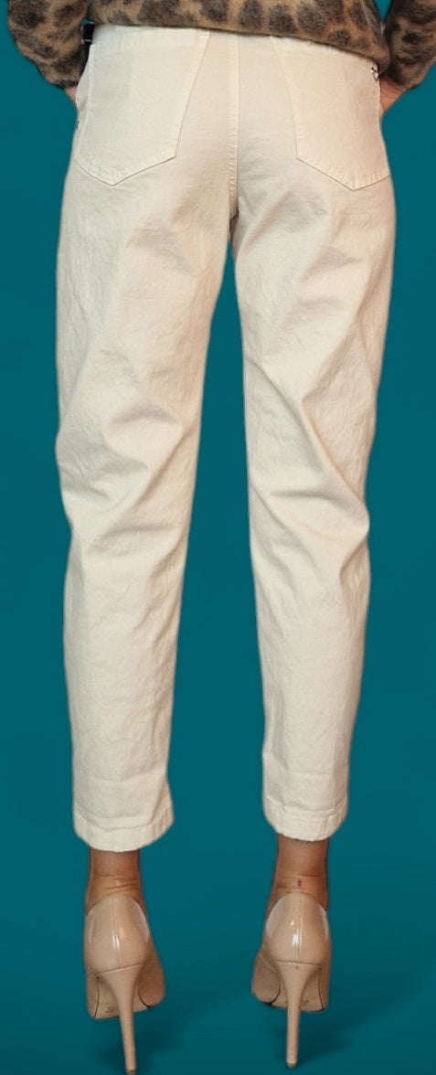 PANTALONE IN COTONE CHALK - PLEASE