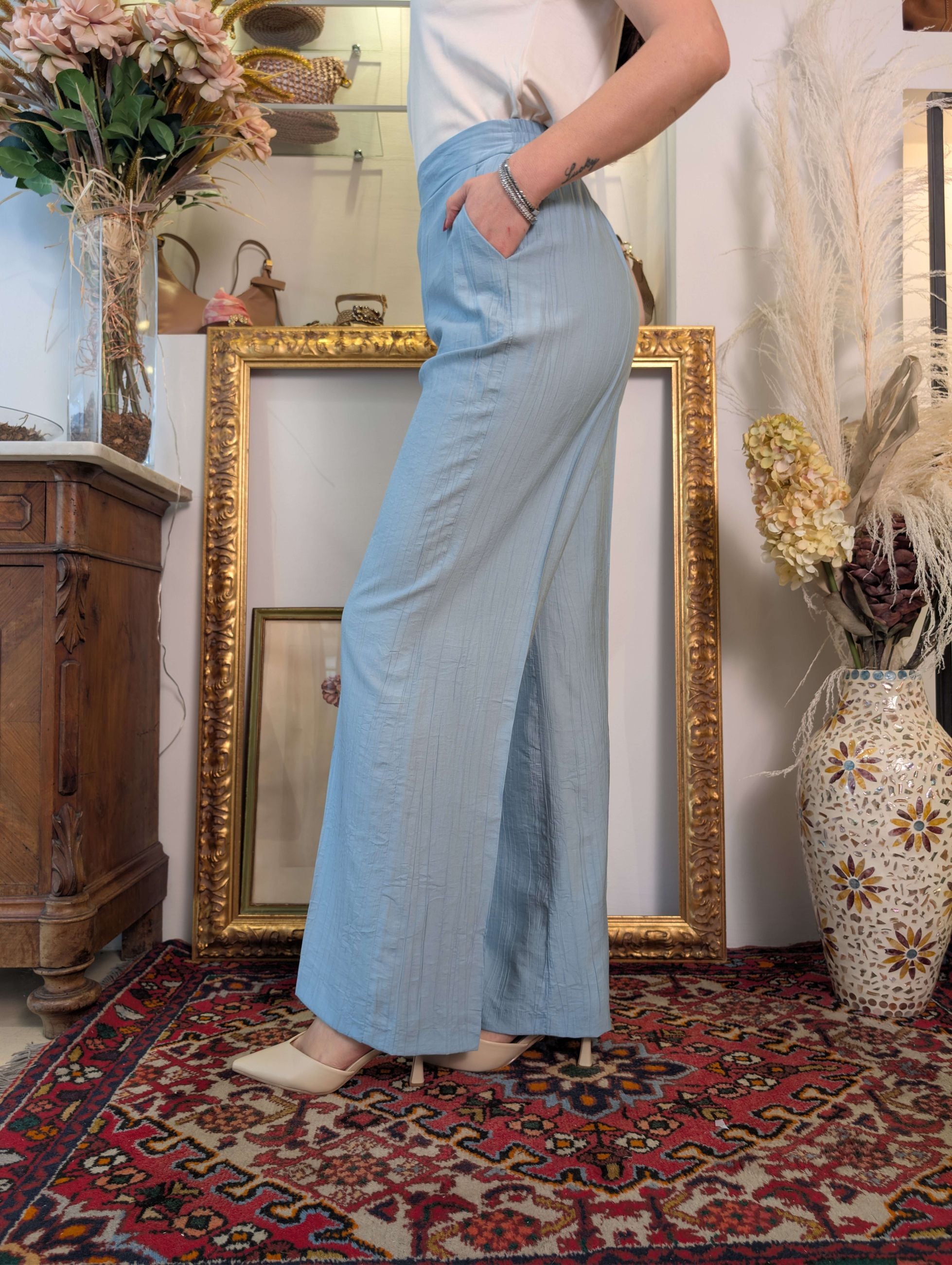 Pantalone a trombetta Le Sarte del Sole – Regular fit - LE SARTE DEL SOLE