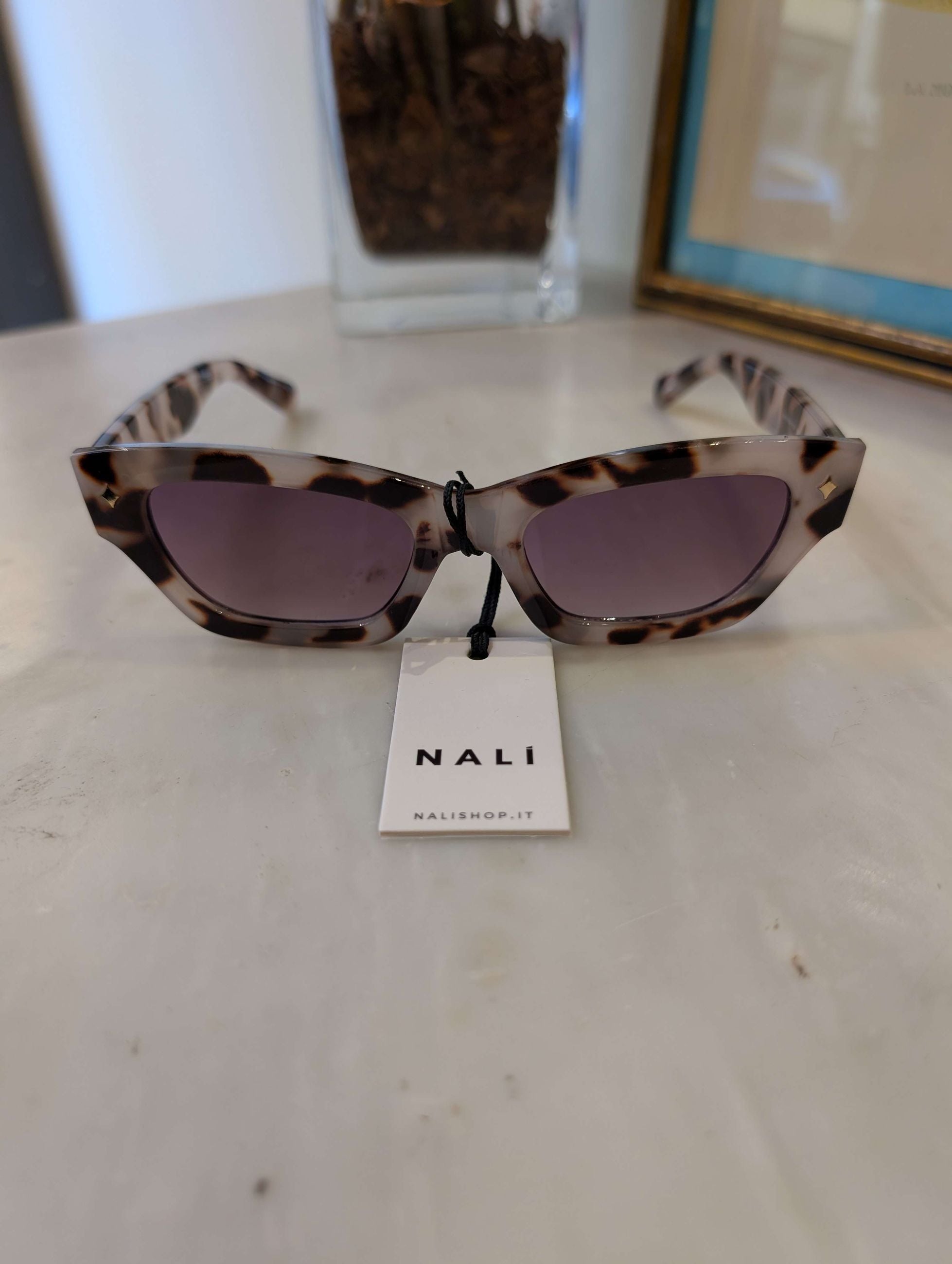 OCCHIALI AGATA TARTARUGATI BEIGE - NALI'