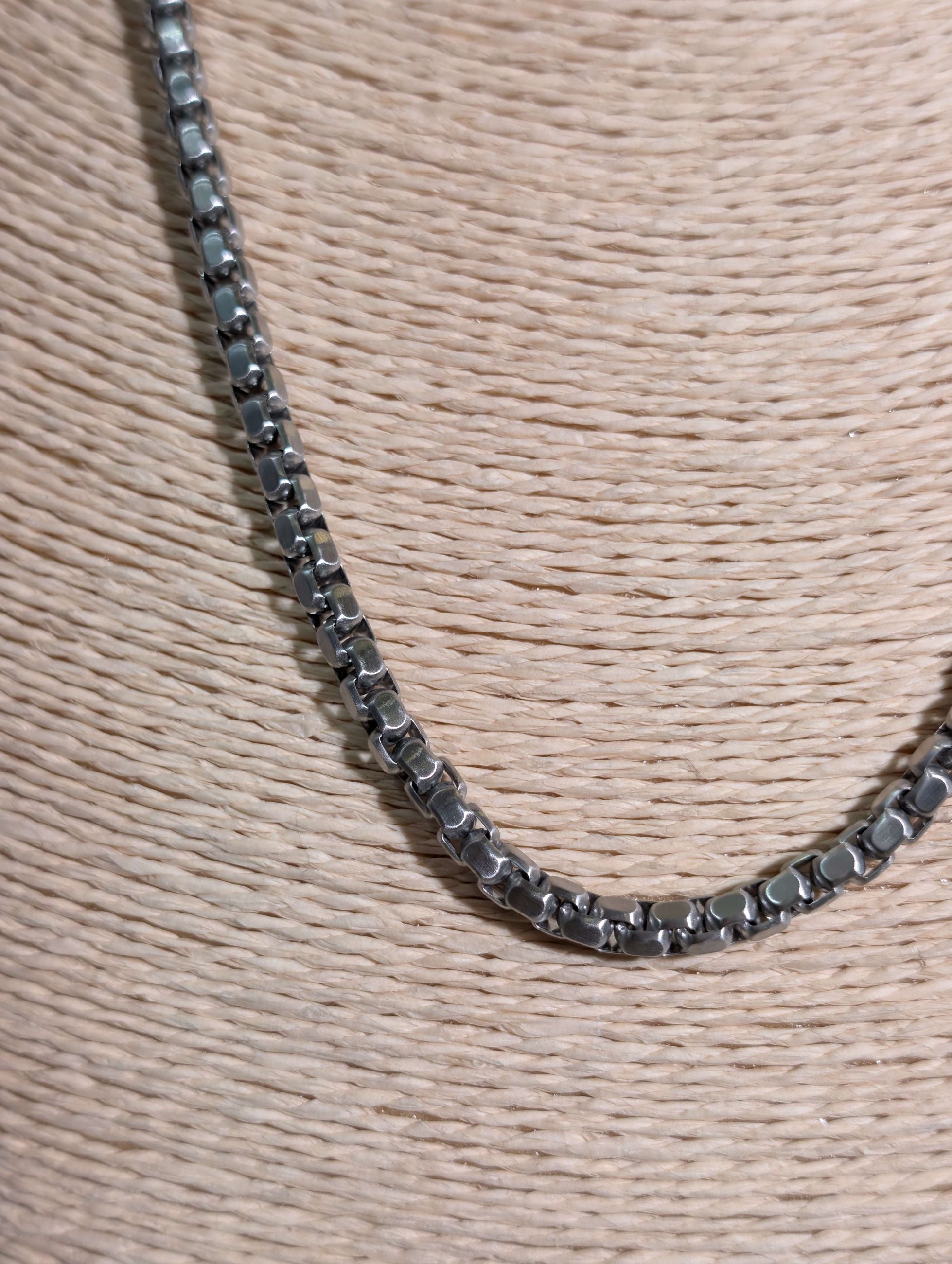 COLLANA MAGLIA TONDA ACC.INO. ARGENTO - NALI'