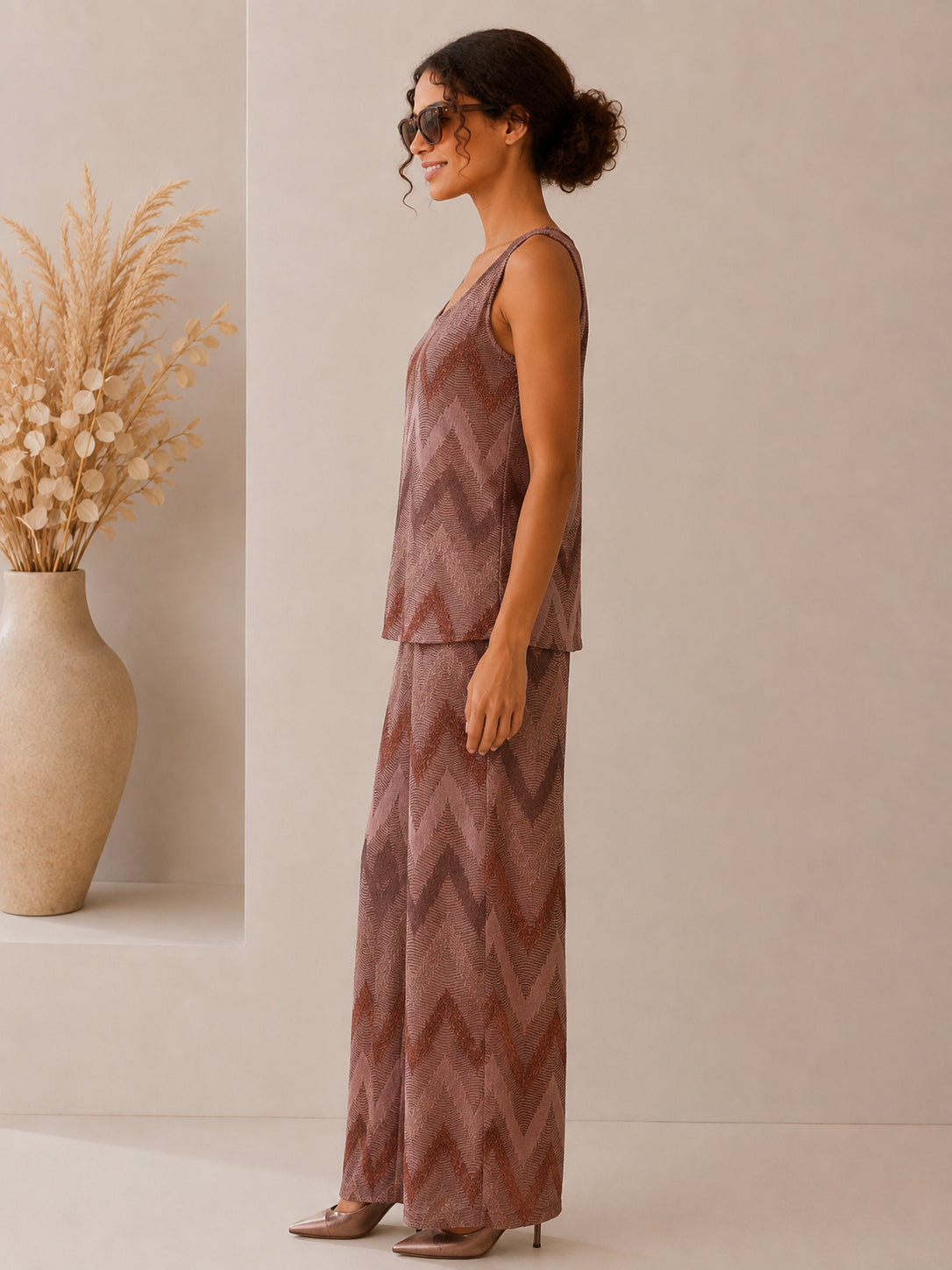 Top in jersey jacquard - VICOLO