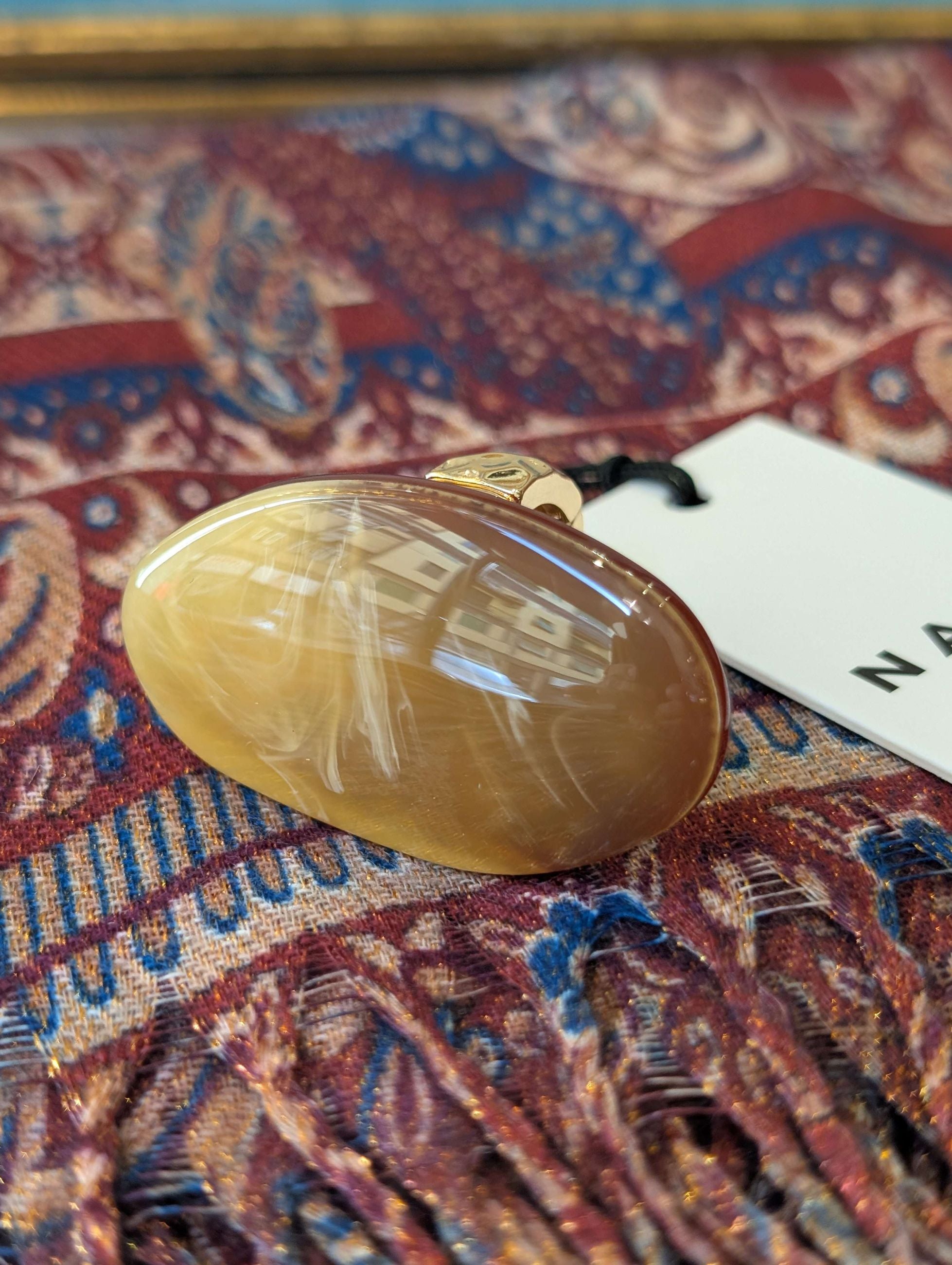 ANELLO THAI IN ACRILICO GIALLO - NALI'