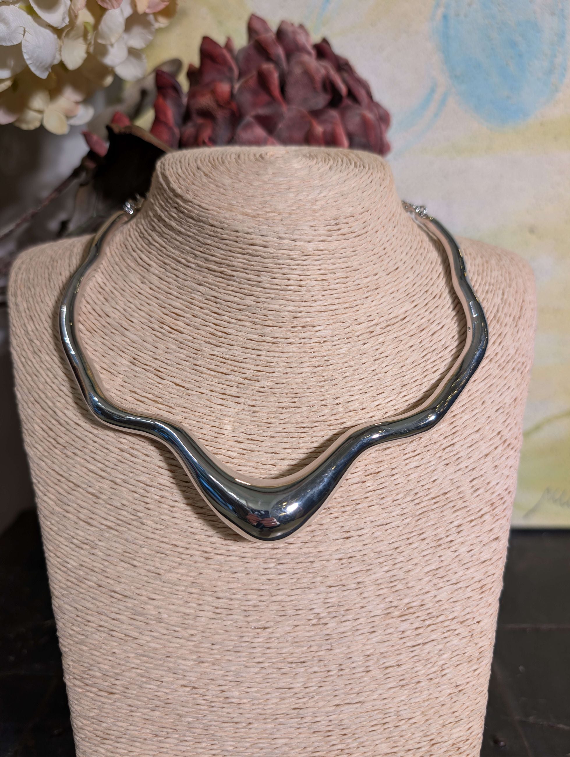 COLLANA  NAOMI GIROCOLLO RIGIDA ARGENTO - NALI'