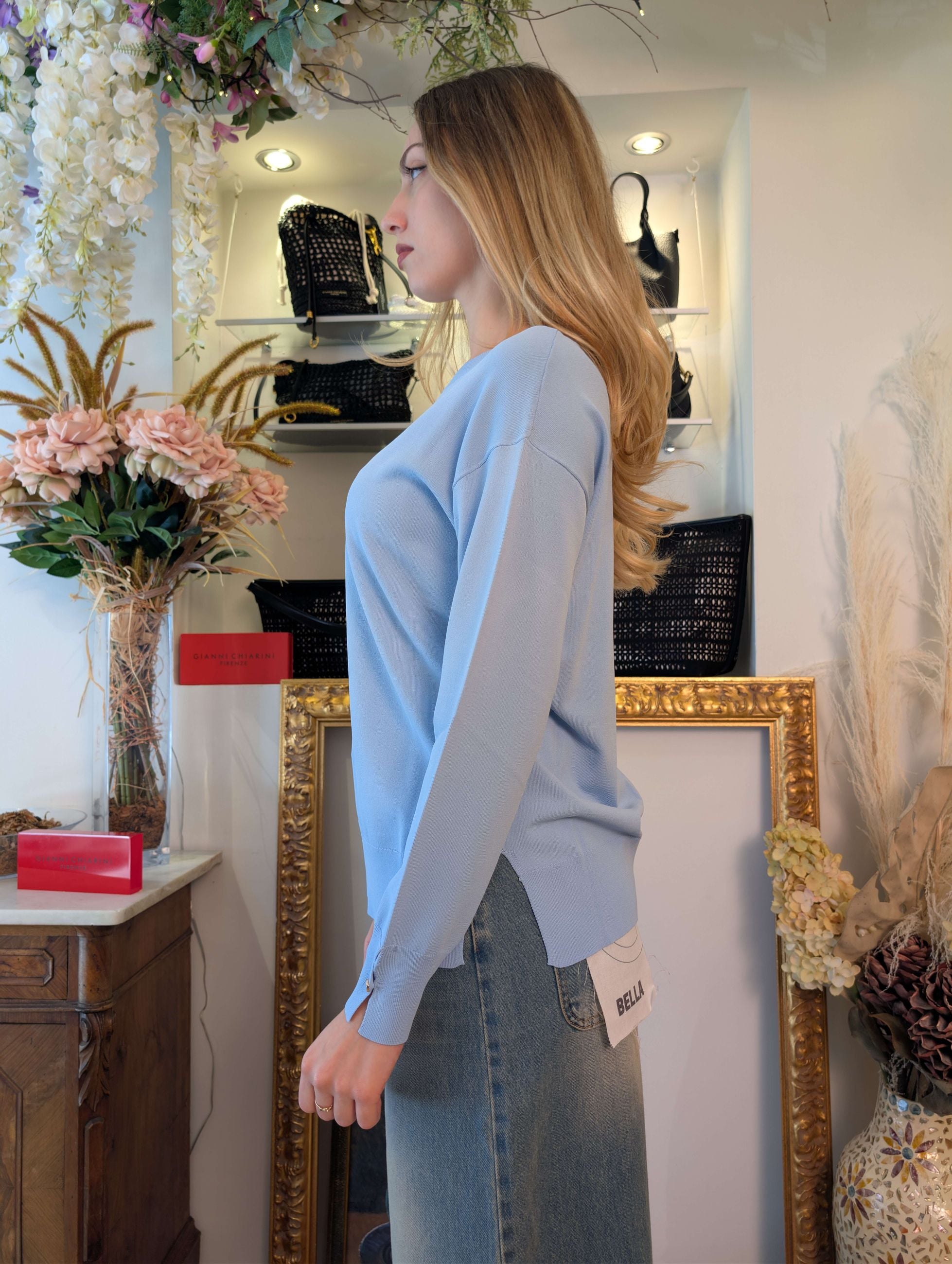 Maglia Girocollo Relaxed Fit – She_Florence_Lab - SHE_FLORENCE_LAB