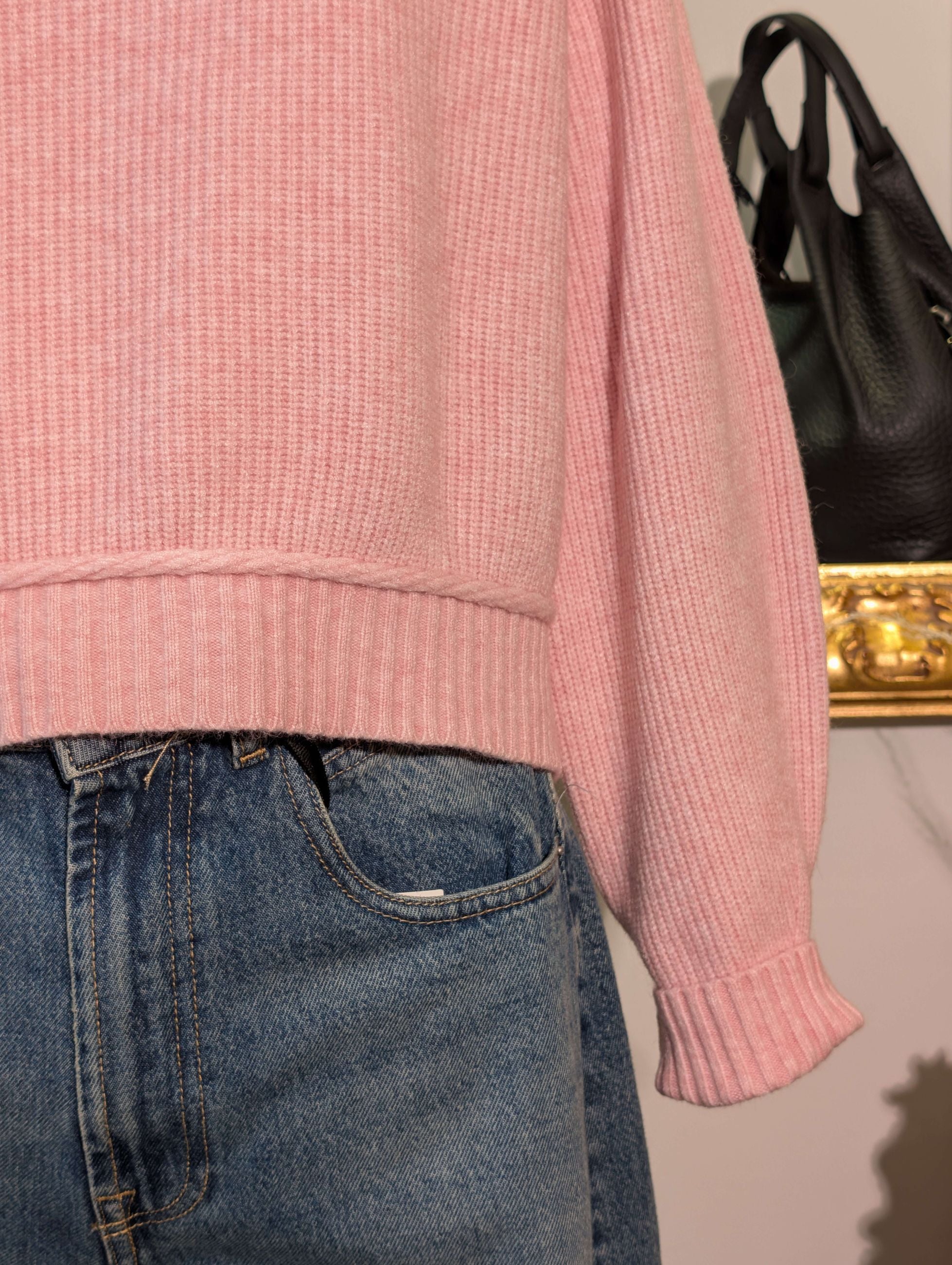 Maglia cropped scollo barca - HAVE ONE