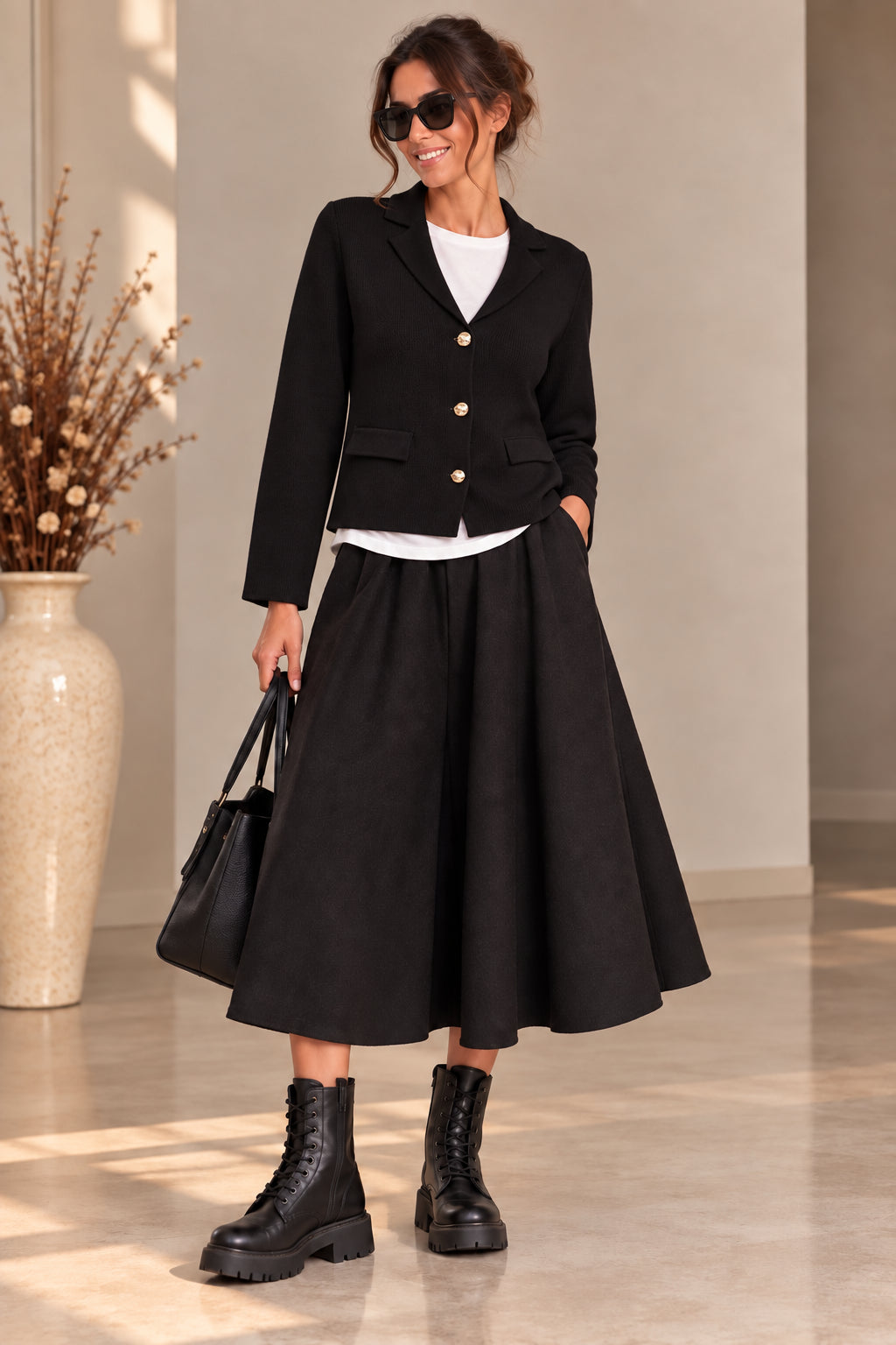 Blazer in maglia-stoffa - SHE_FLORENCE_LAB