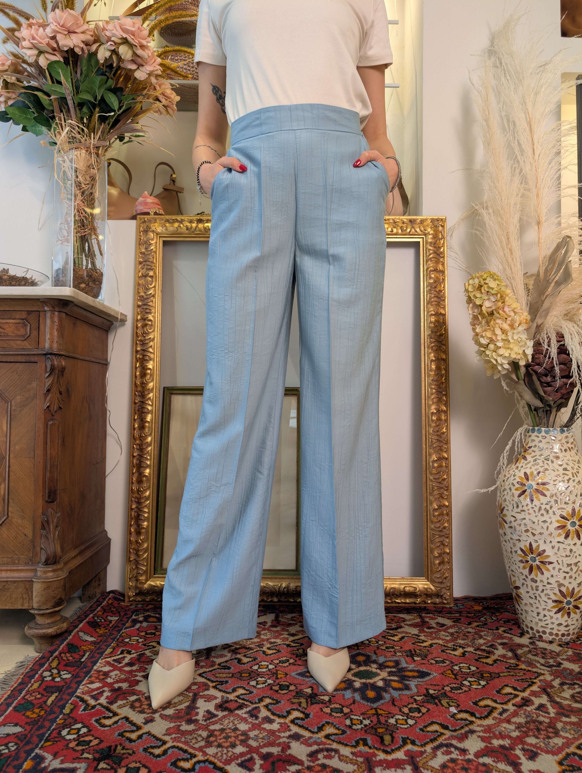 Pantalone a trombetta Le Sarte del Sole – Regular fit - LE SARTE DEL SOLE