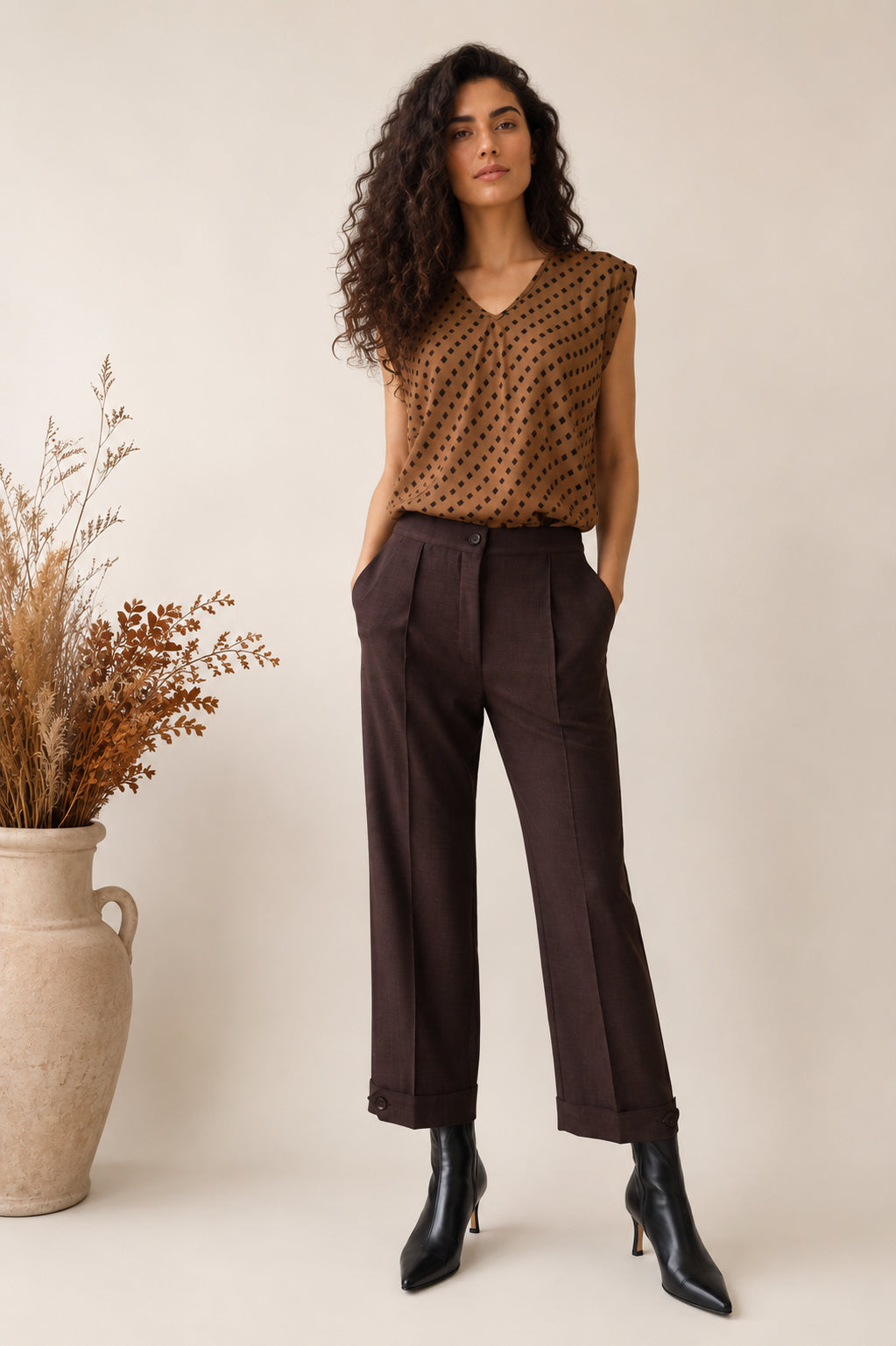 Blusa in crepe di viscosa - Sandro Ferrone