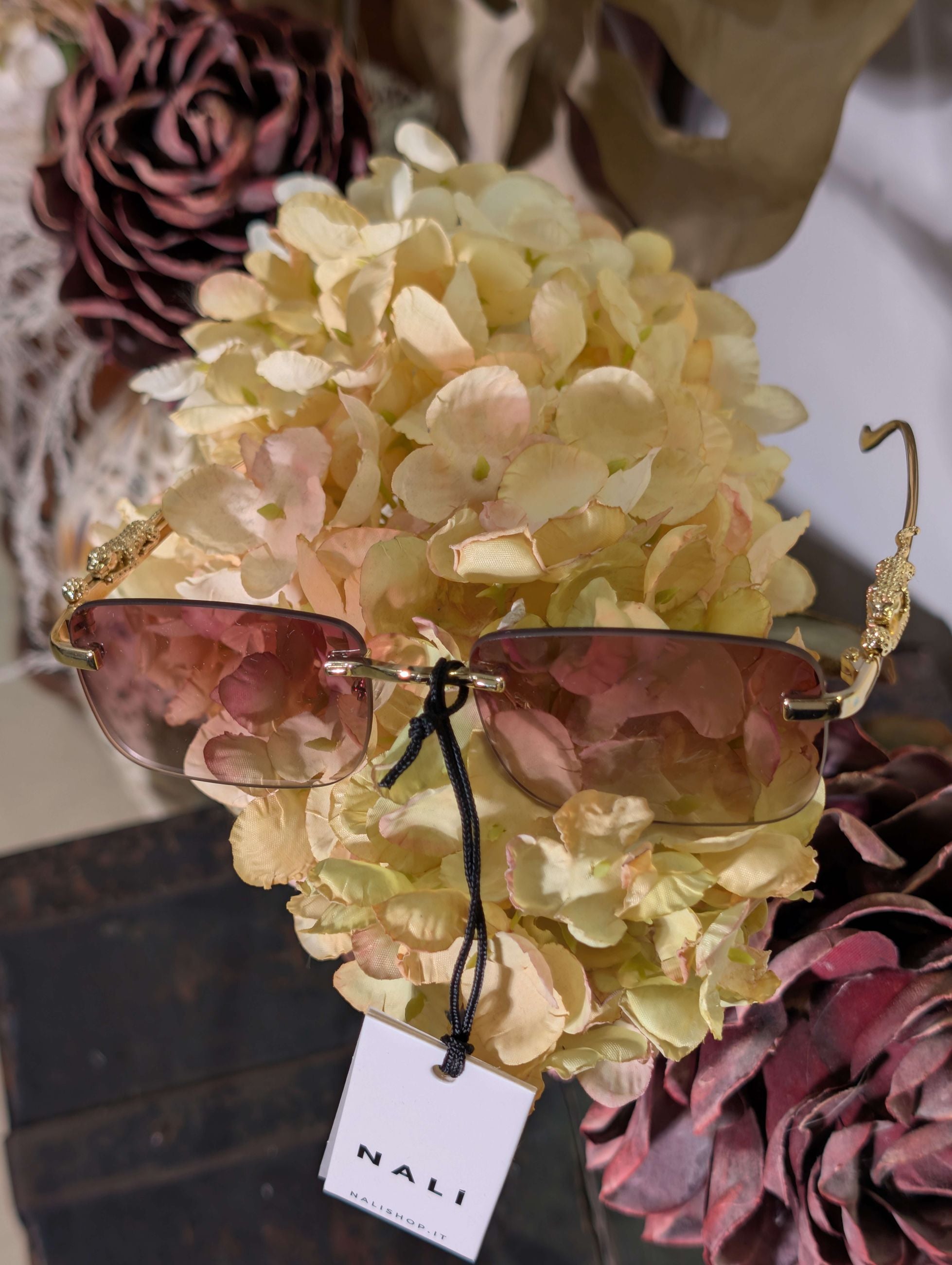 OCCHIALI  MARTA RETTANGOLARI MARRONE - NALI'