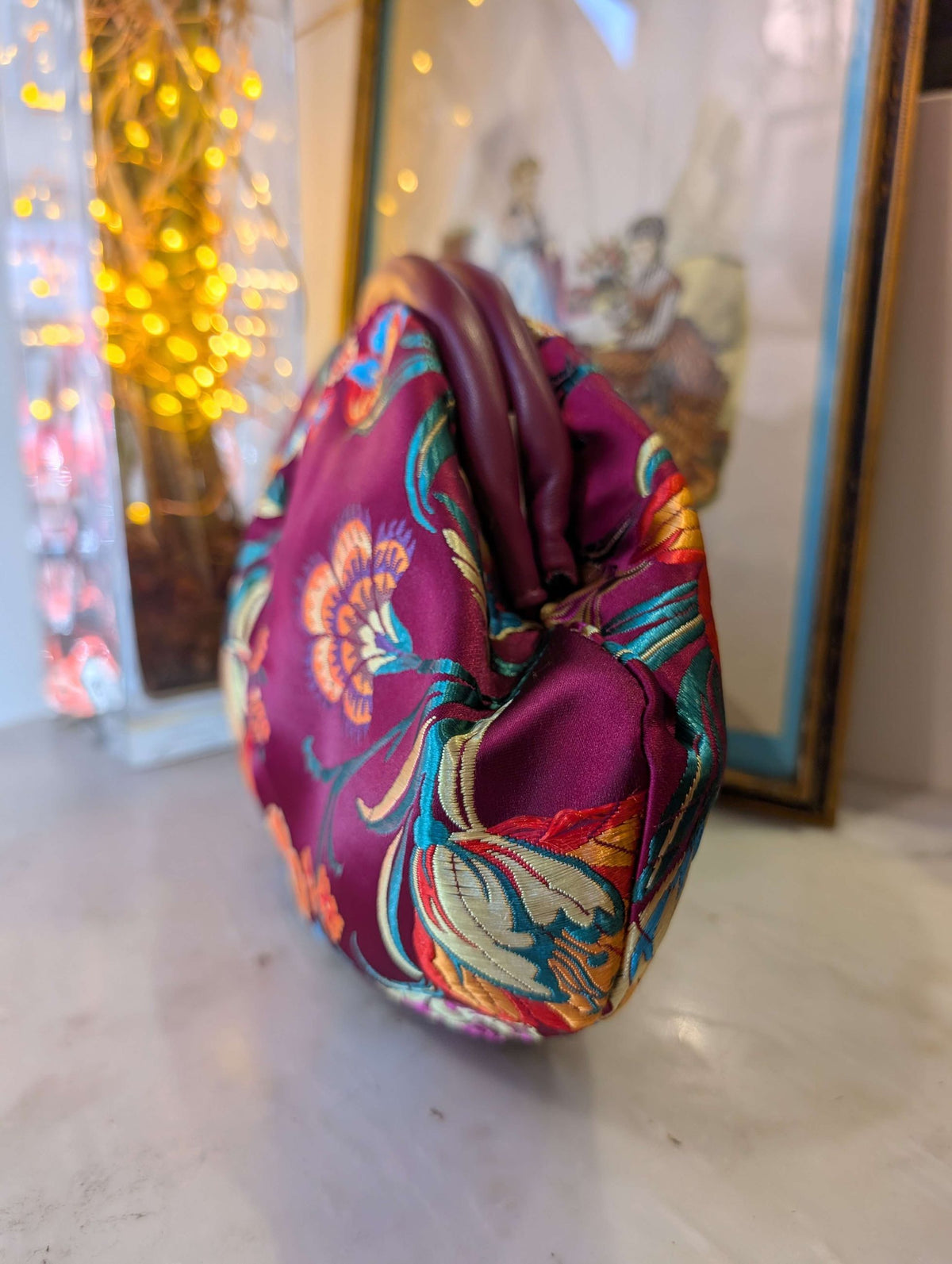 POCHETTE URANUS FANTASIA BORDEAUX - NALI'