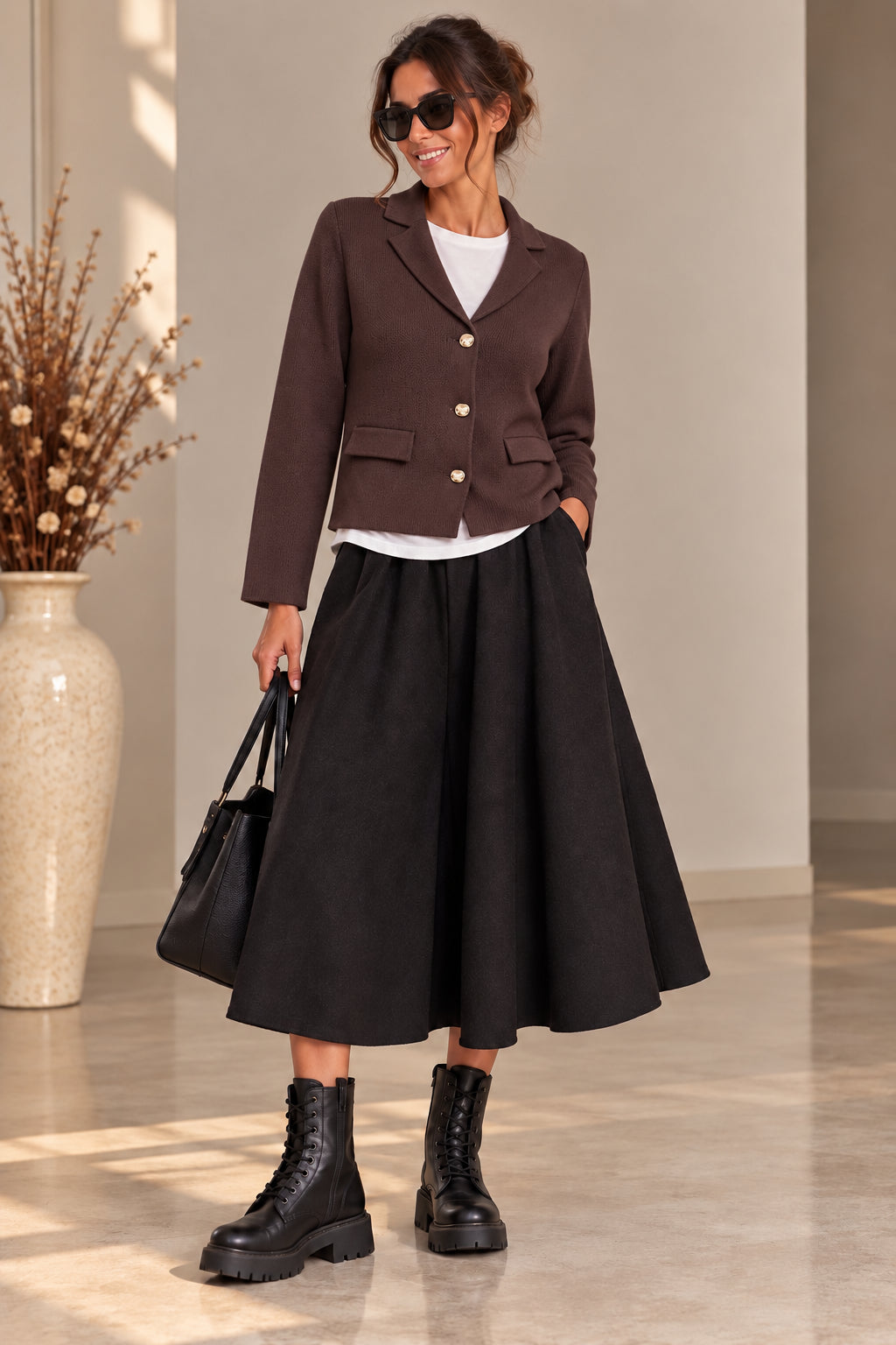 Blazer in maglia-stoffa - SHE_FLORENCE_LAB