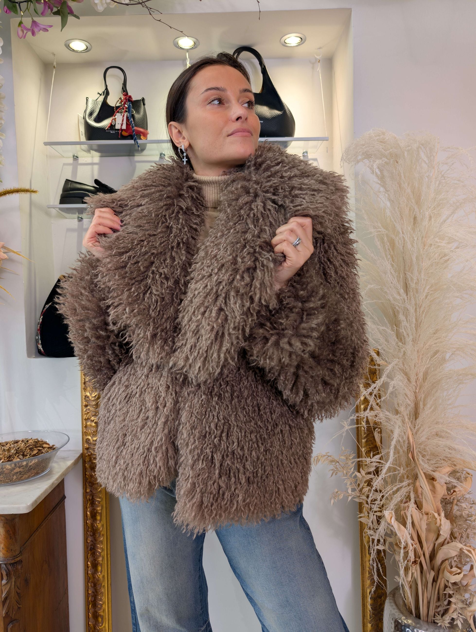 Faux fur effetto mongolia - ANNARITA N