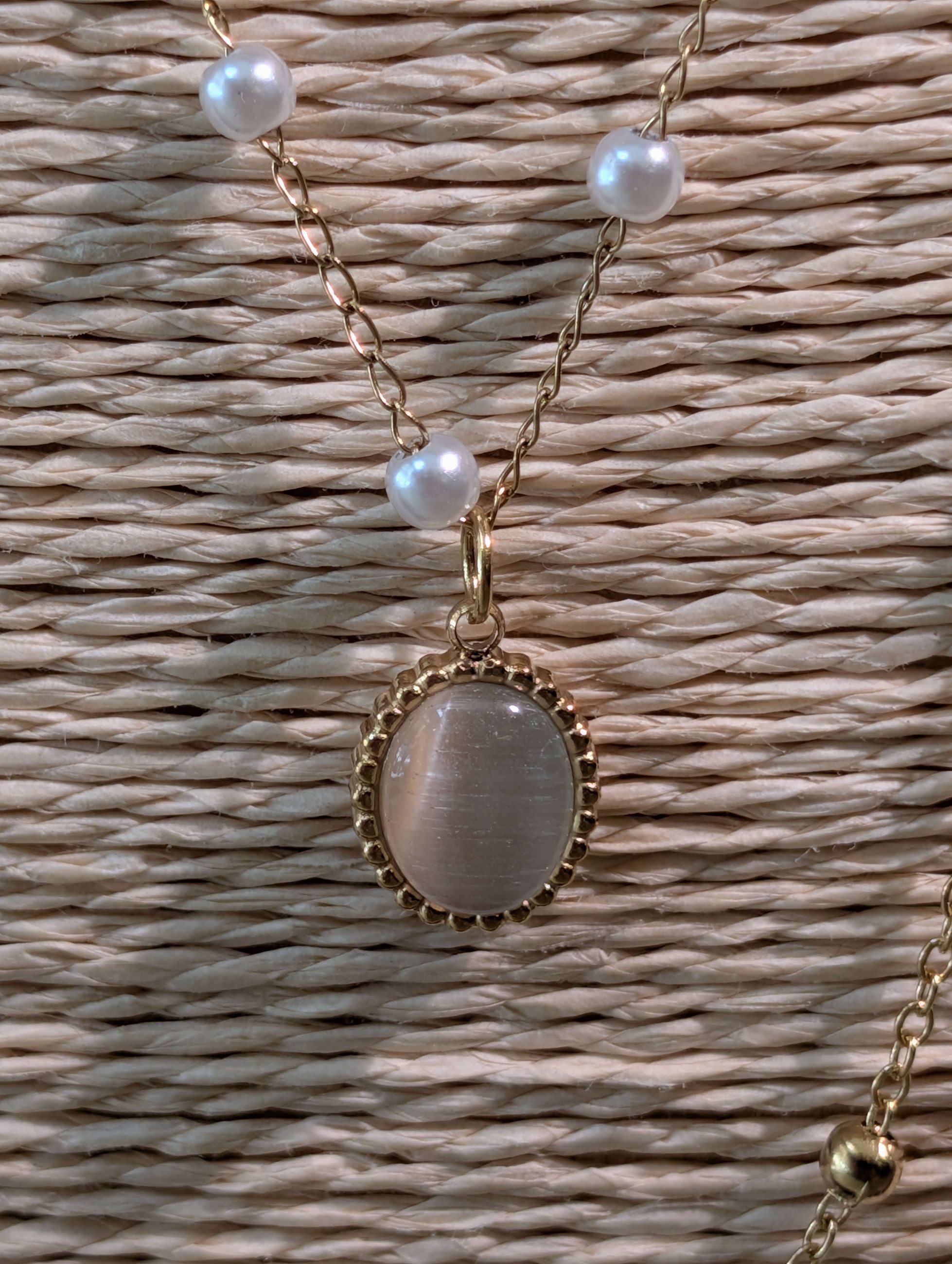 COLLANA MULTIFILO CON PENDENTE STELLA ORO - NALI'