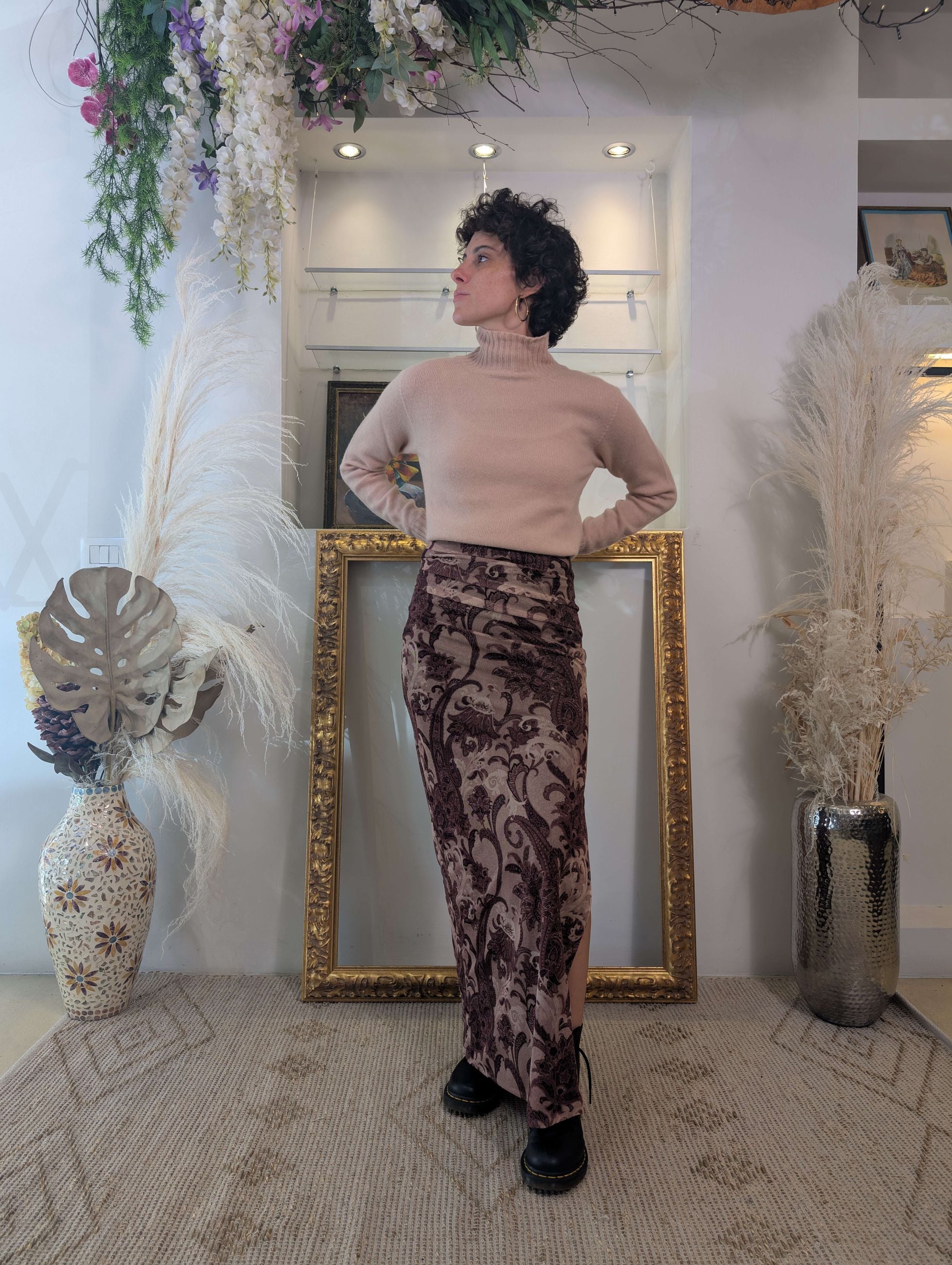 Gonna midi in tulle fantasia cachemire - HAVE ONE