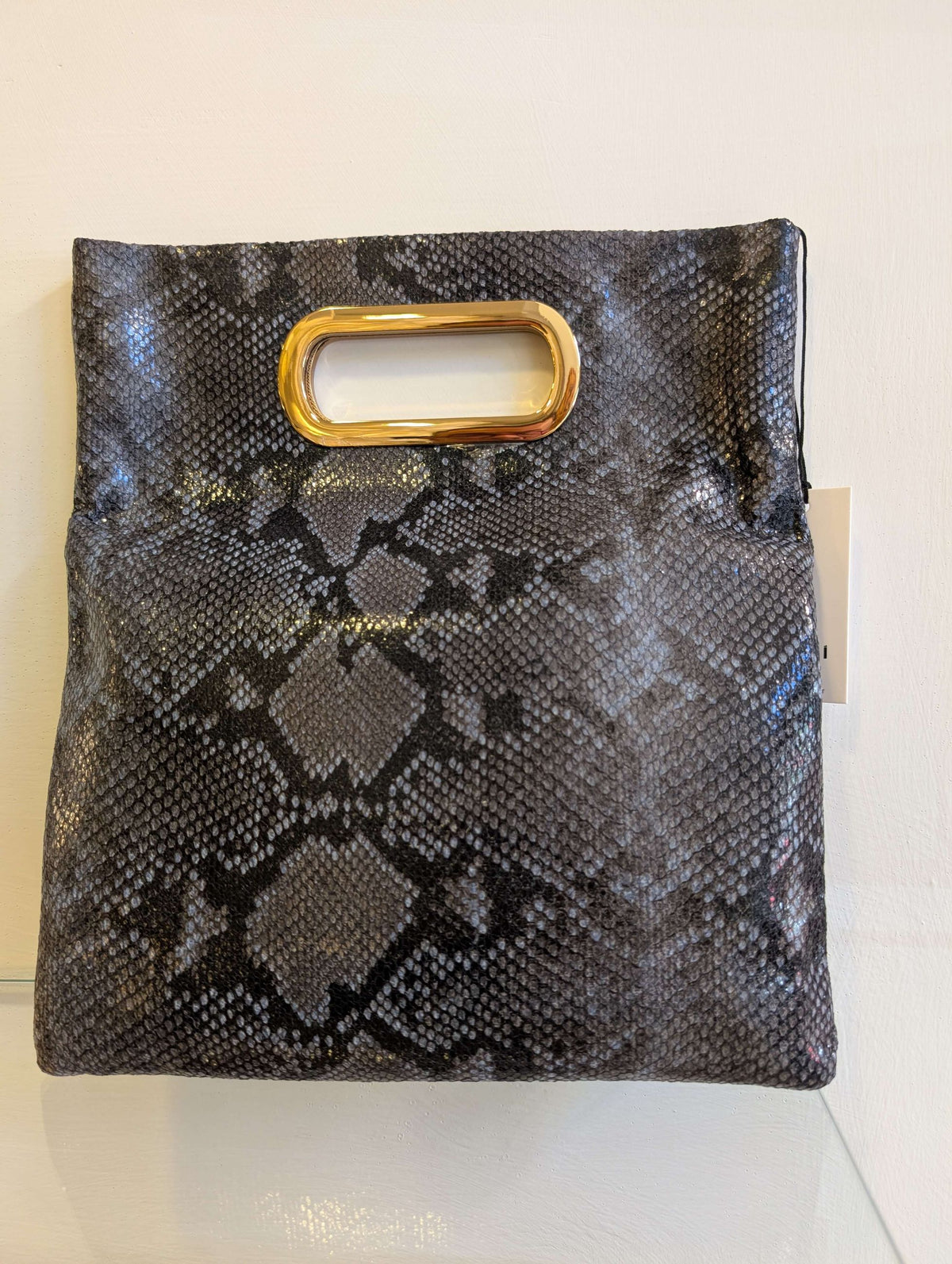 BORSA NOIR A MANO + TRACOLLA BLU - NALI'
