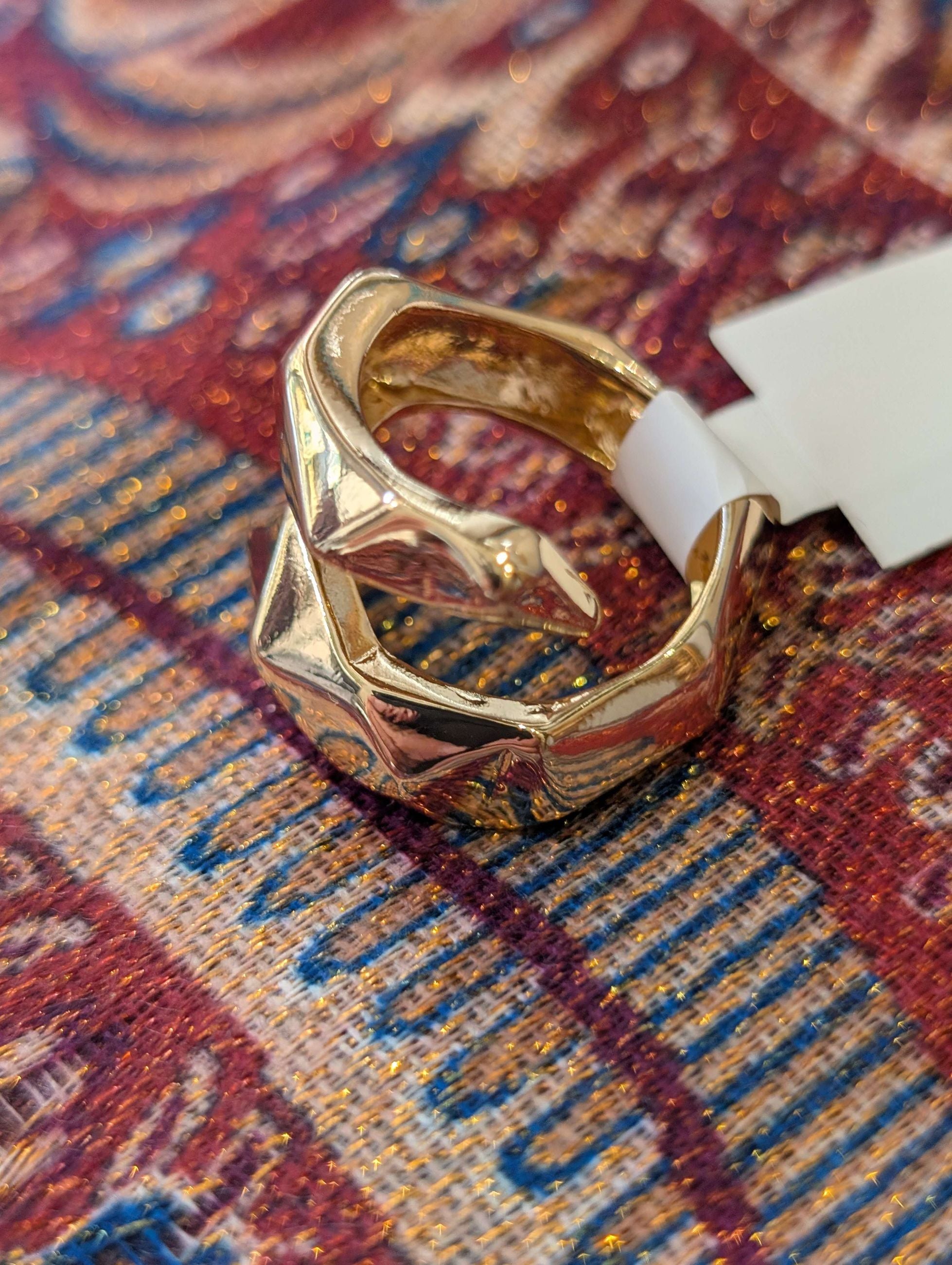 ANELLO GEOMETRIC OVER ORO - NALI'