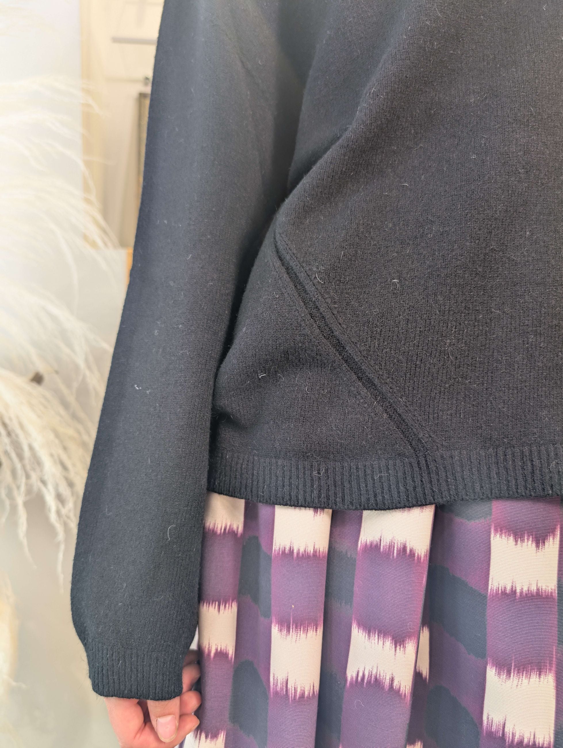 Maglia dalla linea ampia e fluida - .SOLO TRE