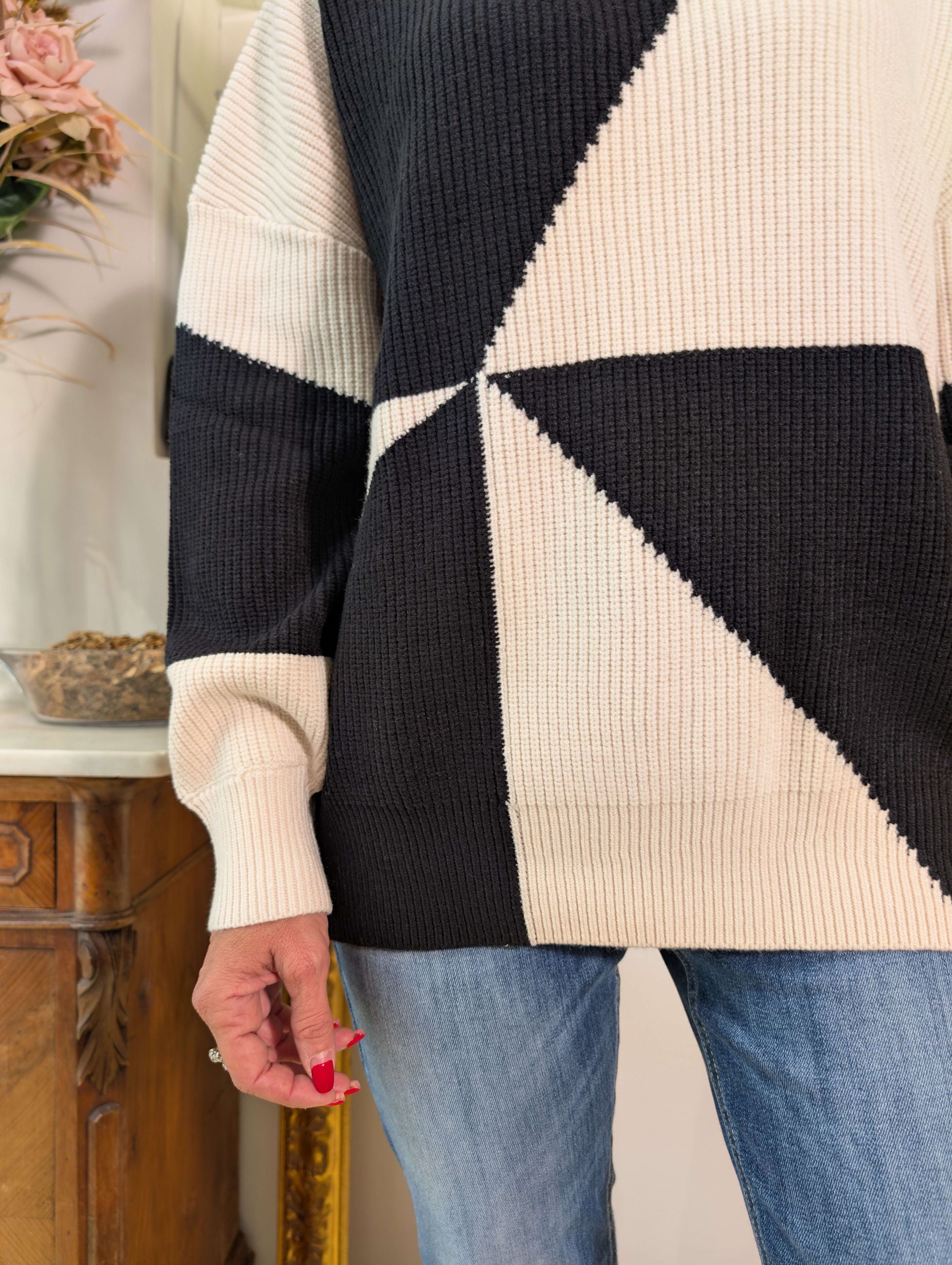 Maglia a intarsio color block - SHE_FLORENCE_LAB