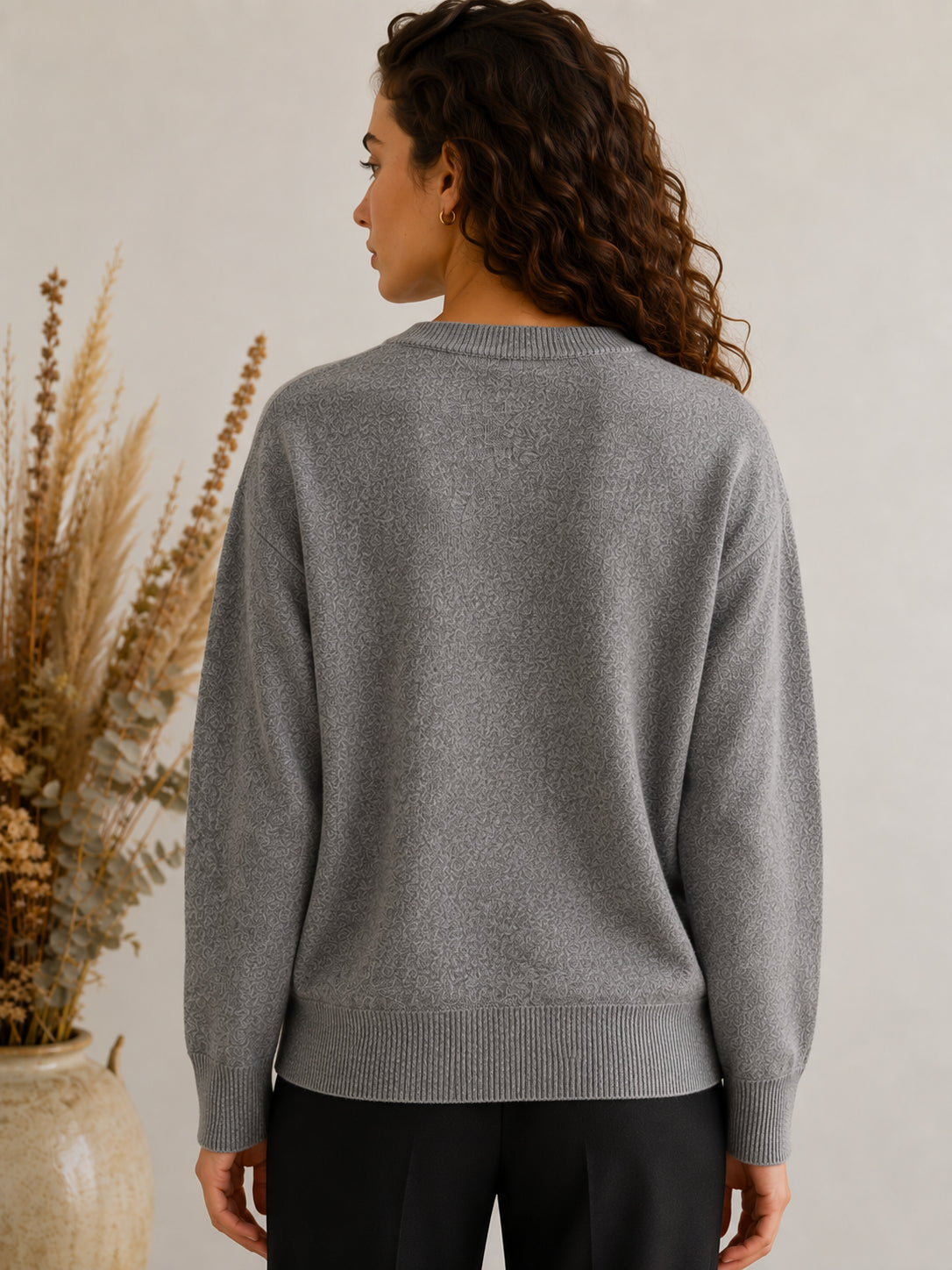 Maglia felpa in pura lana - TENSIONE IN