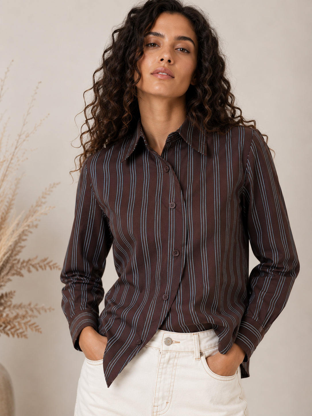 Camicia  Asimmetrica a Righe - SHE_FLORENCE_LAB
