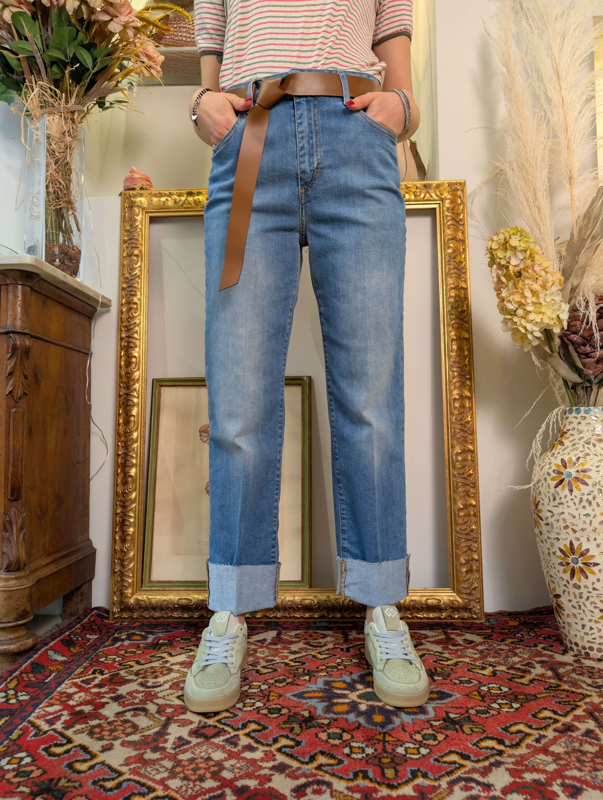 Jeans MANDY con cintura - HAVE ONE