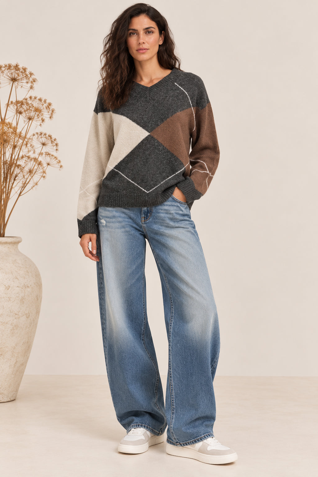 Soft Geometry Wool Blend - MARKUP DONNA