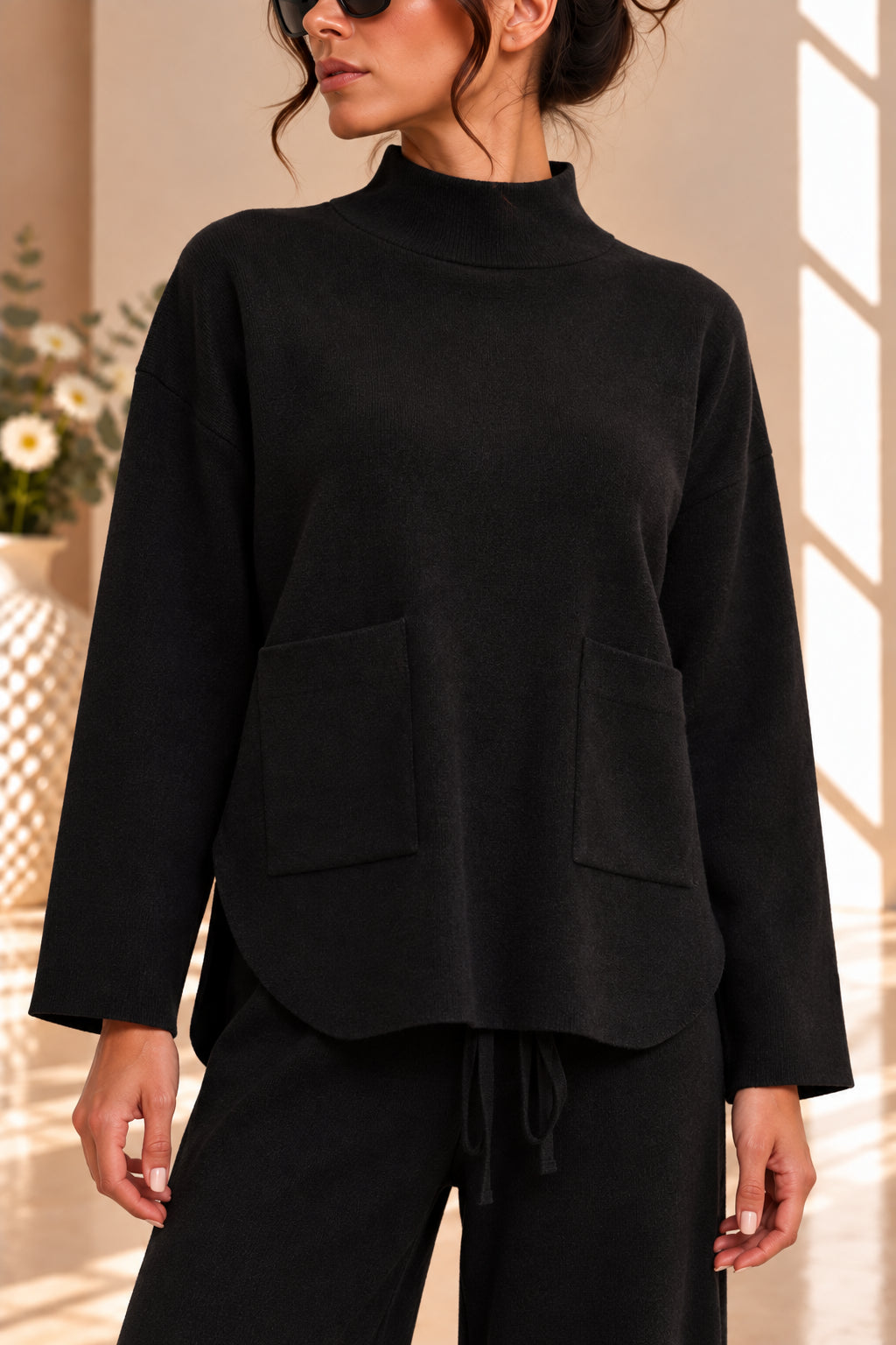 Completo in Maglia Unita Finezza 12 con Collo Cratere - Sandro Ferrone