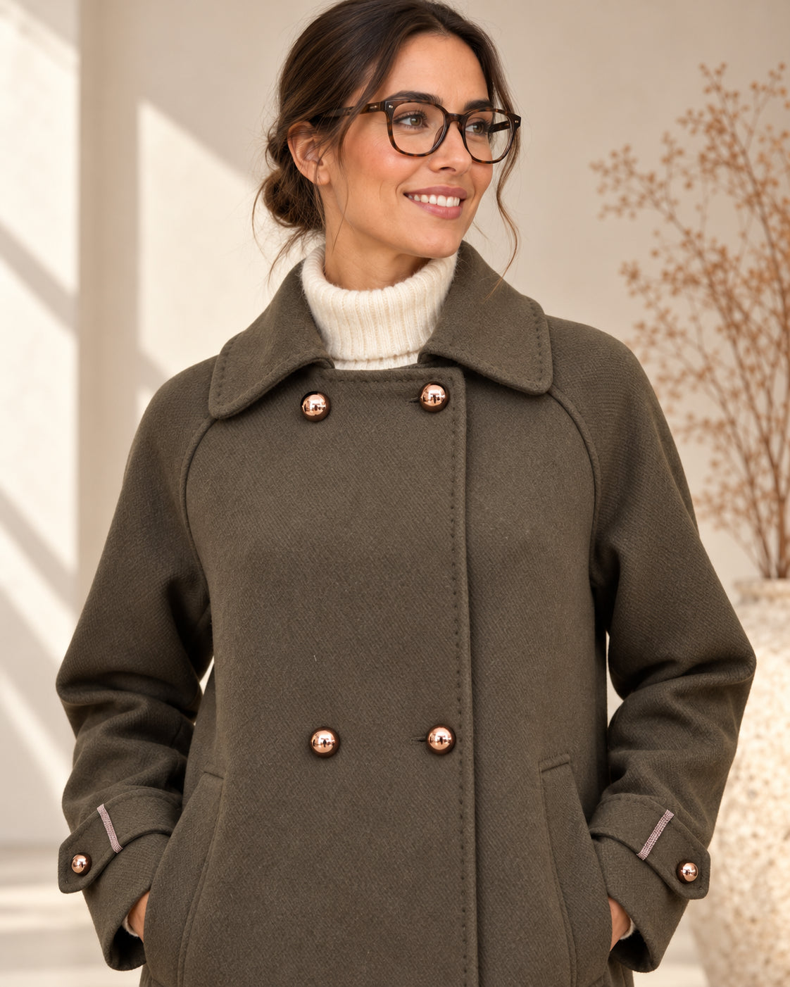 Peacoat MARKUP con Bottoni Gold e Dettagli Sartoriali - MARKUP DONNA