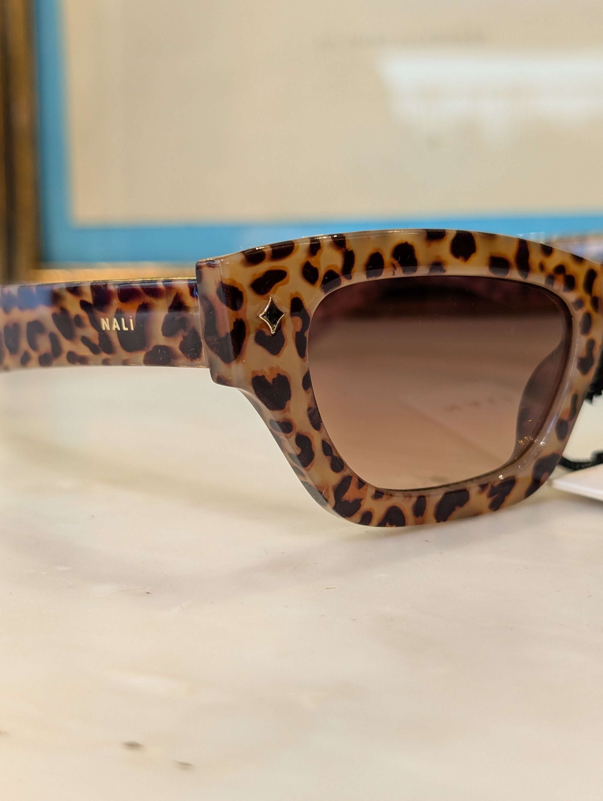 OCCHIALI AGATA LEOPARD MARRONE - NALI'