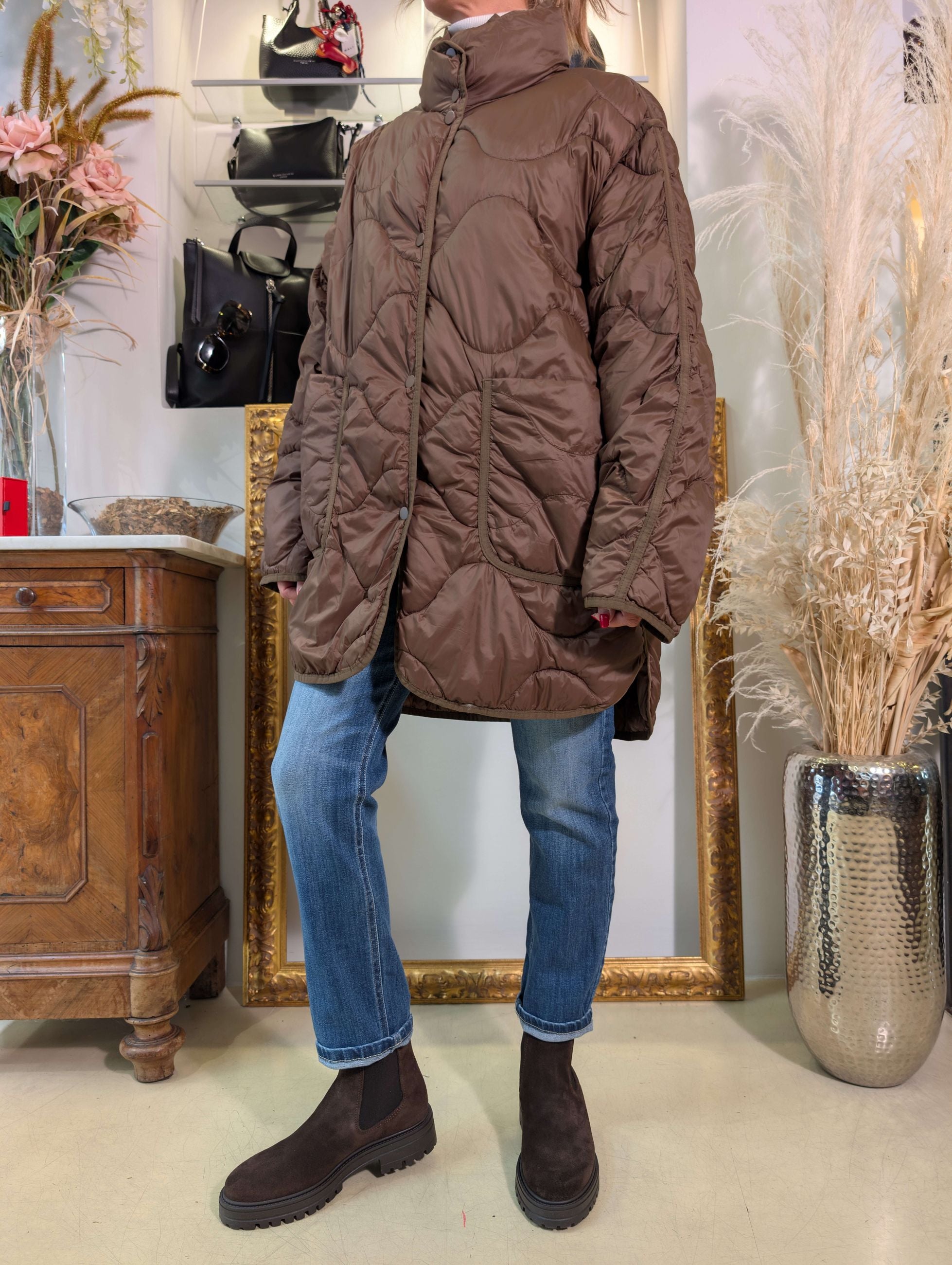 Giubbotto trapuntato oversize - PLEASE