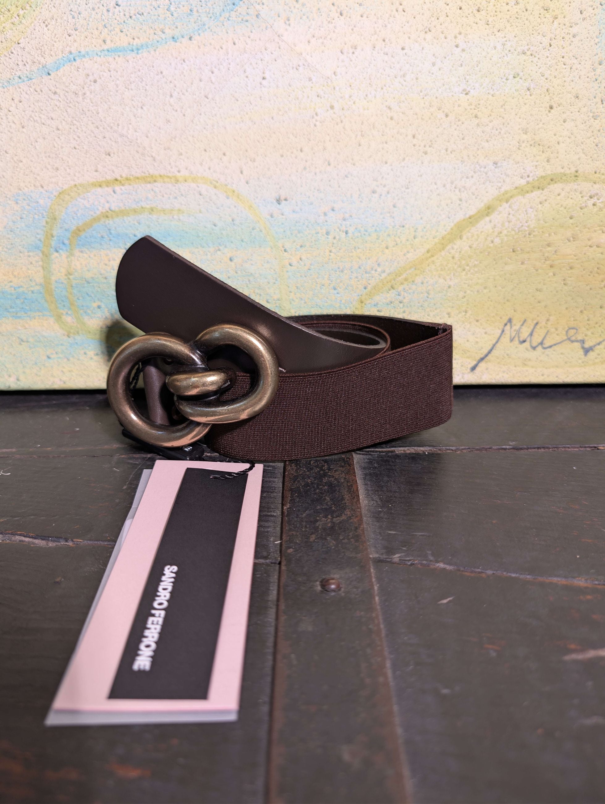 Cintura con fibia in ottone - Sandro Ferrone