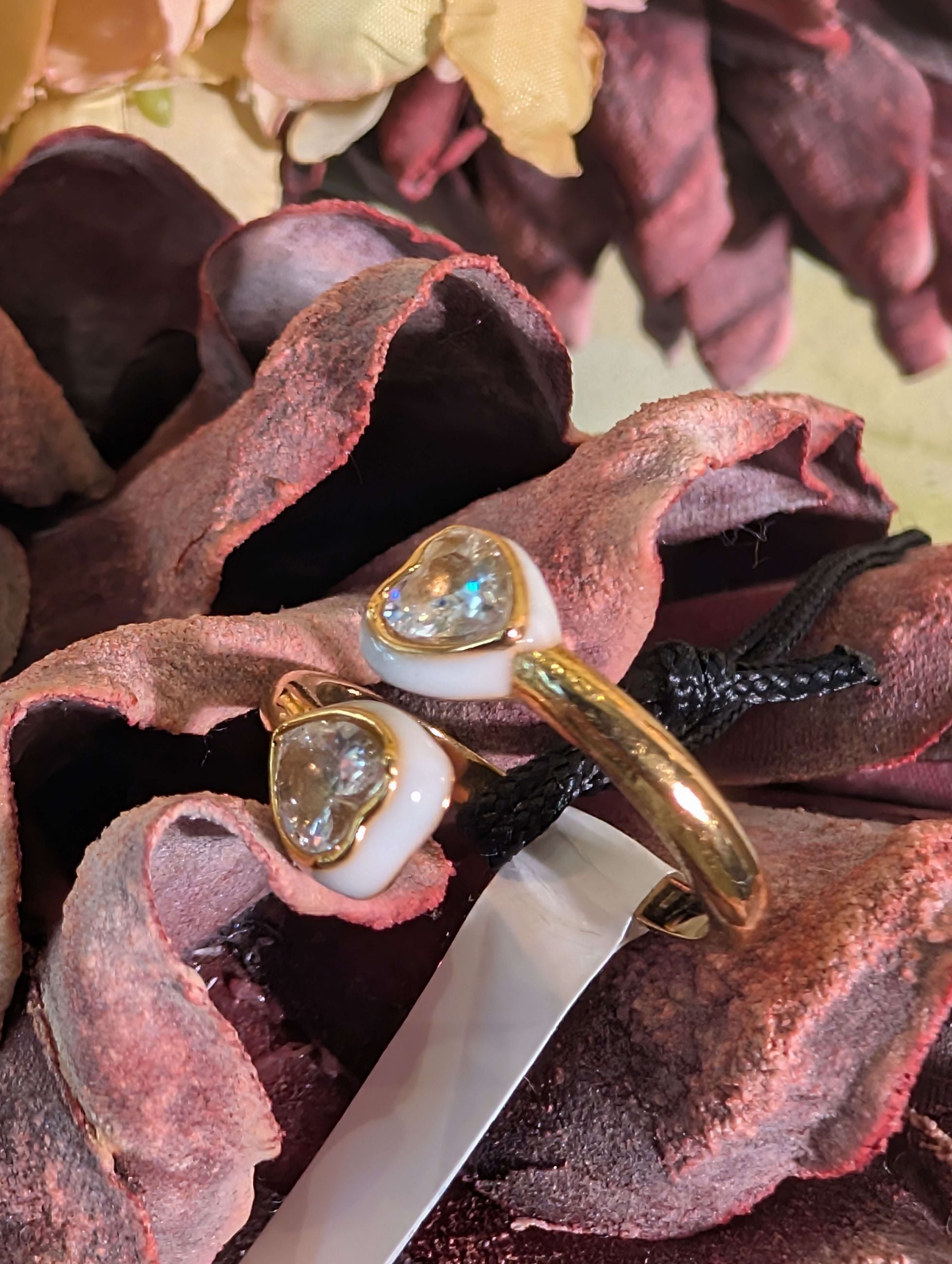 ANELLO AMORE SMALTATO BIANCO - NALI'