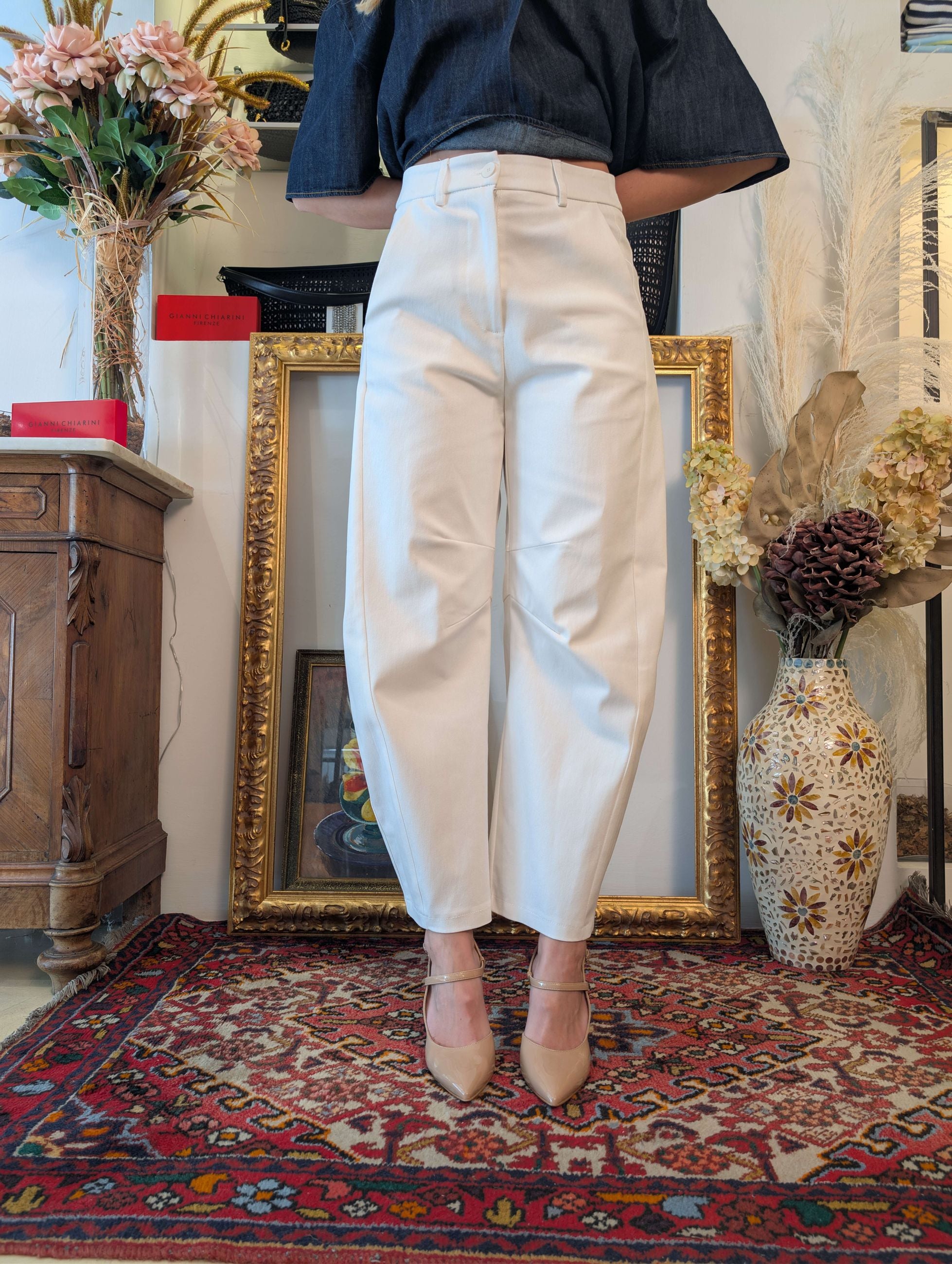 Panta balloon in tela jeans - IMPERIAL