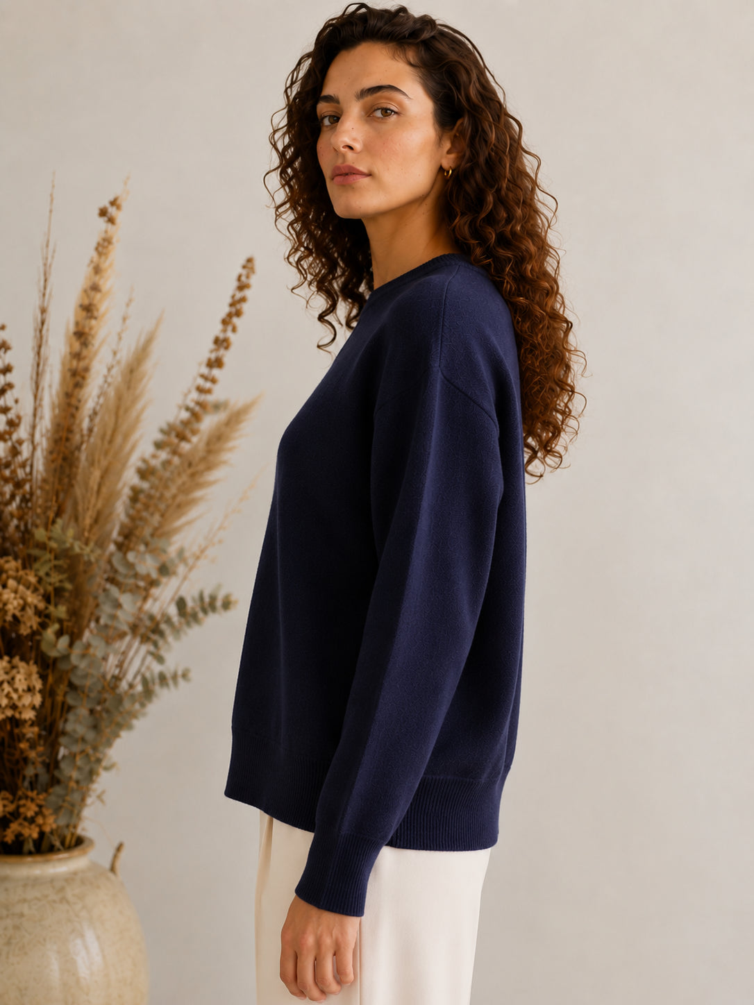 Maglia felpa in pura lana - TENSIONE IN
