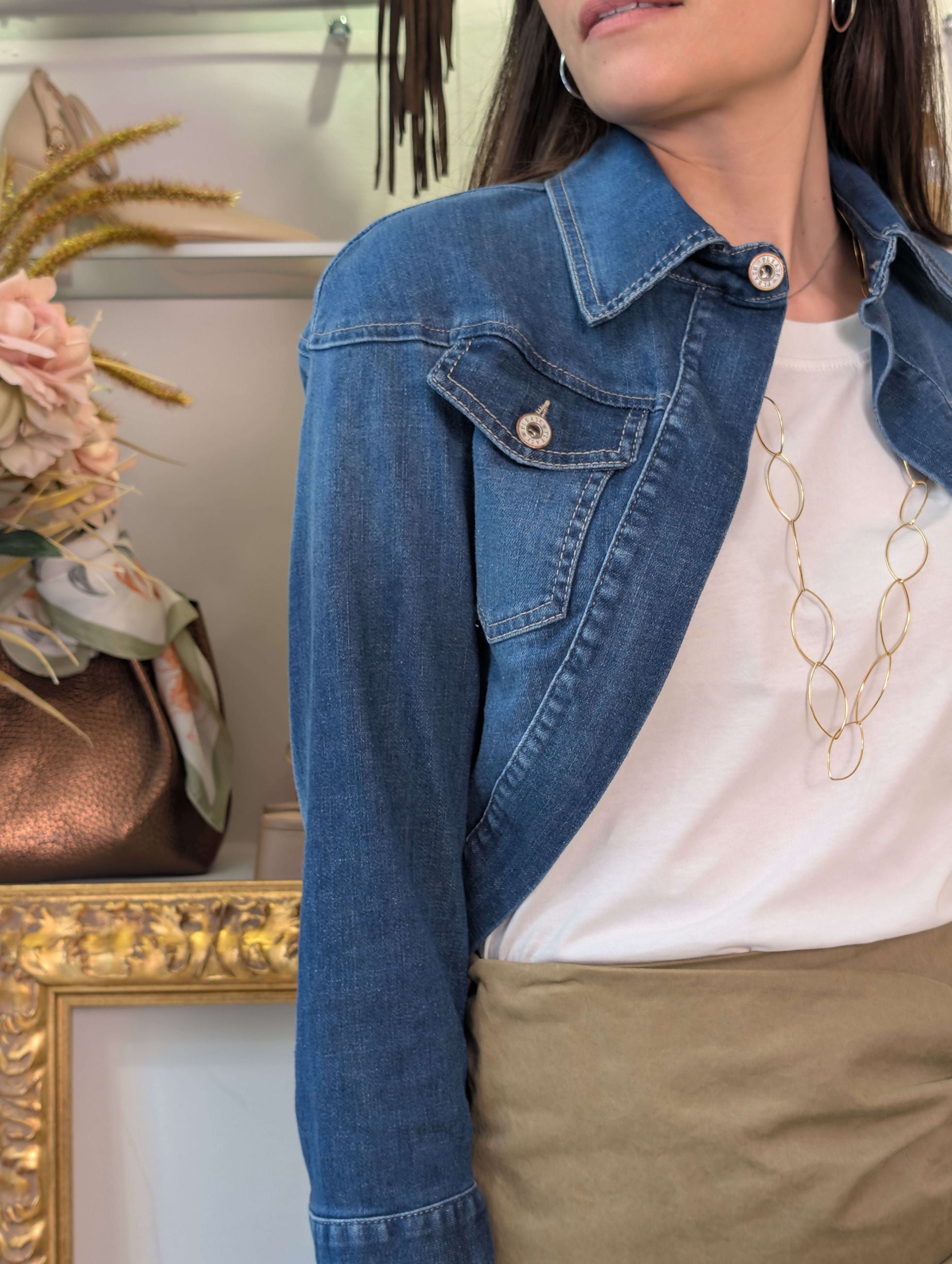 Giubbino in denim - PLEASE