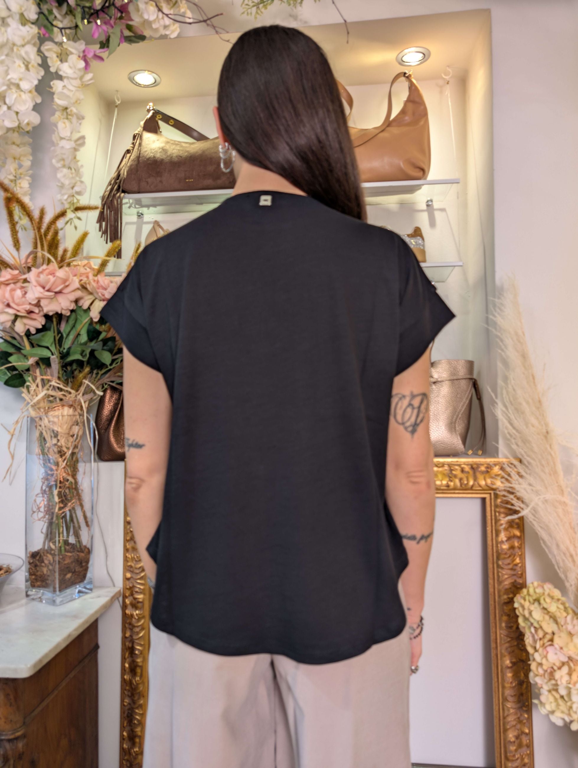 Blusa kimono in cotone fiammato - MARKUP DONNA