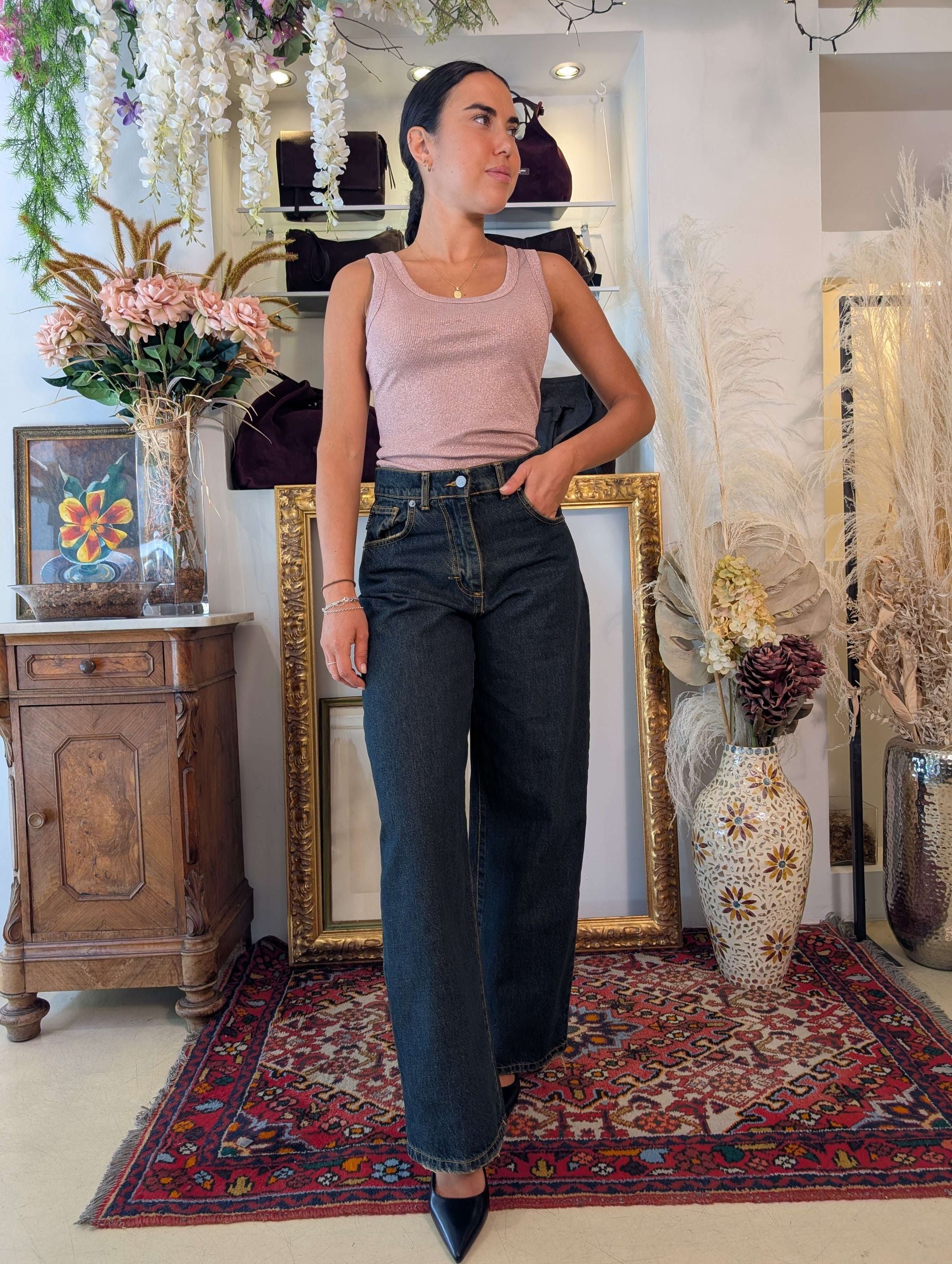 Jeans BELLA trattamento brown dirty - HAVE ONE