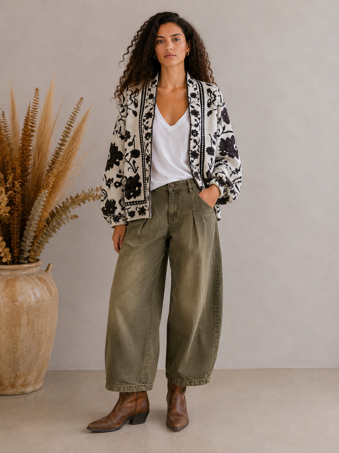 Cardigan jacquard - TENSIONE IN