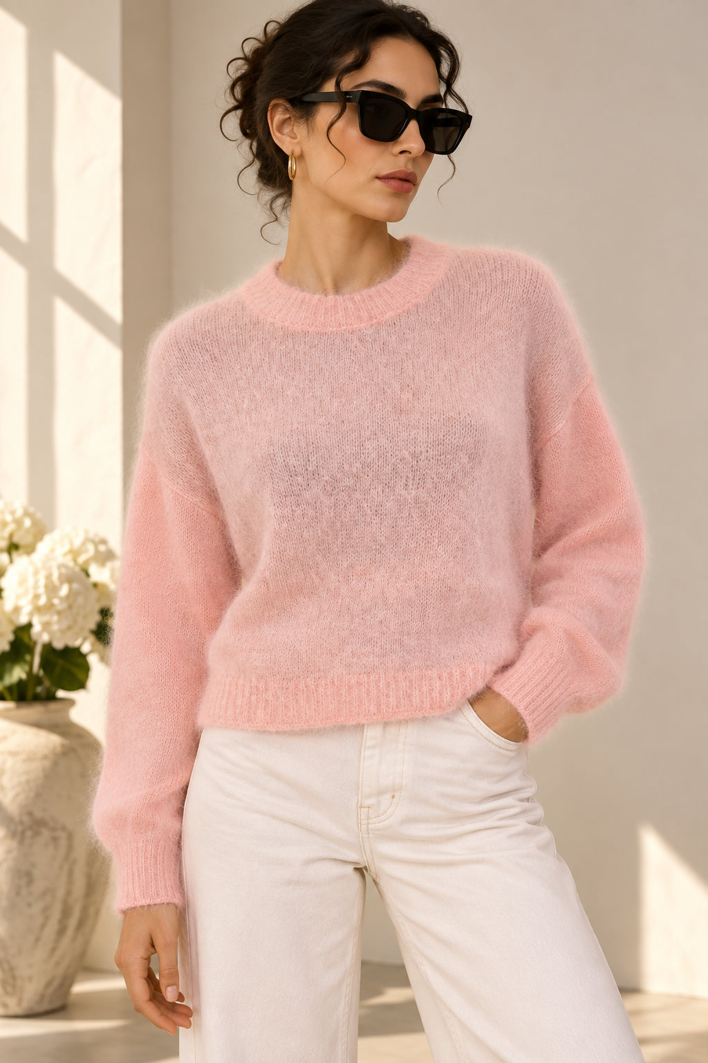 Maglia Fluffy in Mohair Finezza 7 - TENSIONE IN